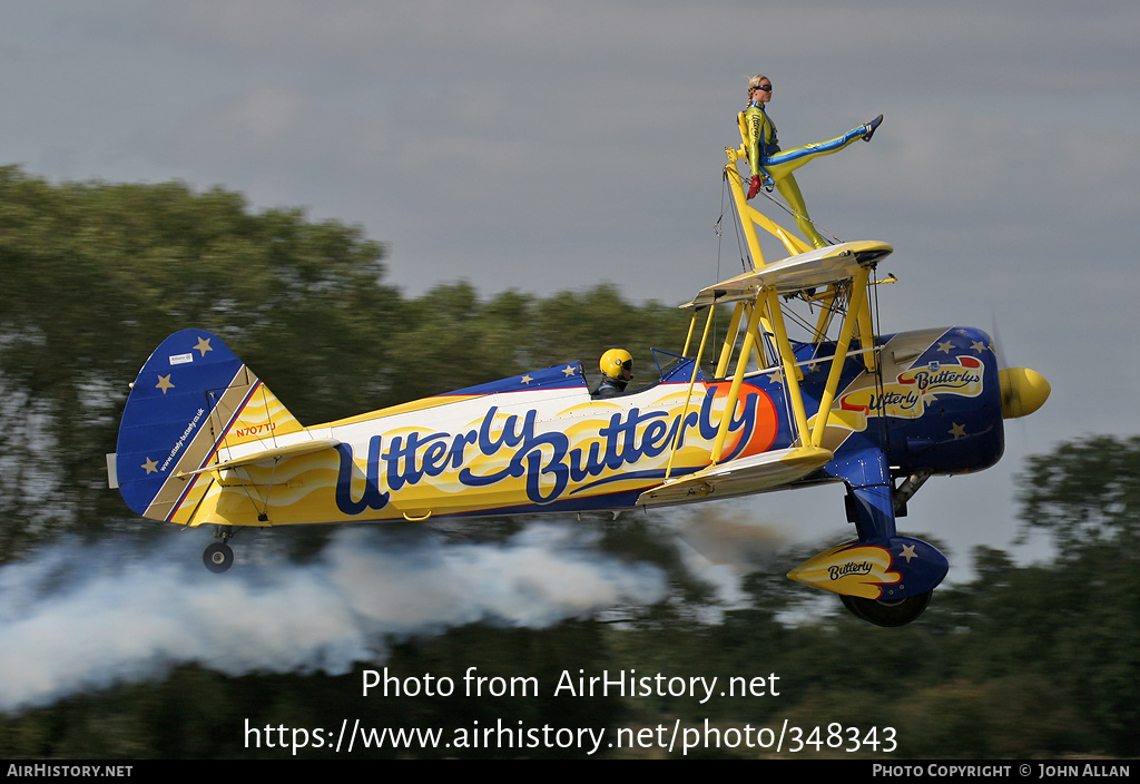 Aircraft Photo of N707TJ | Stearman N2S-1/R985 Kaydet (A75N1) | AirHistory.net #348343