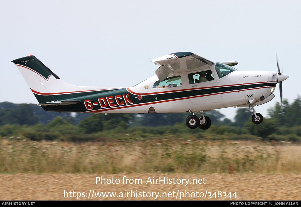 Aircraft Photo of G-DECK | Cessna T210N Turbo Centurion II | AirHistory.net #348344