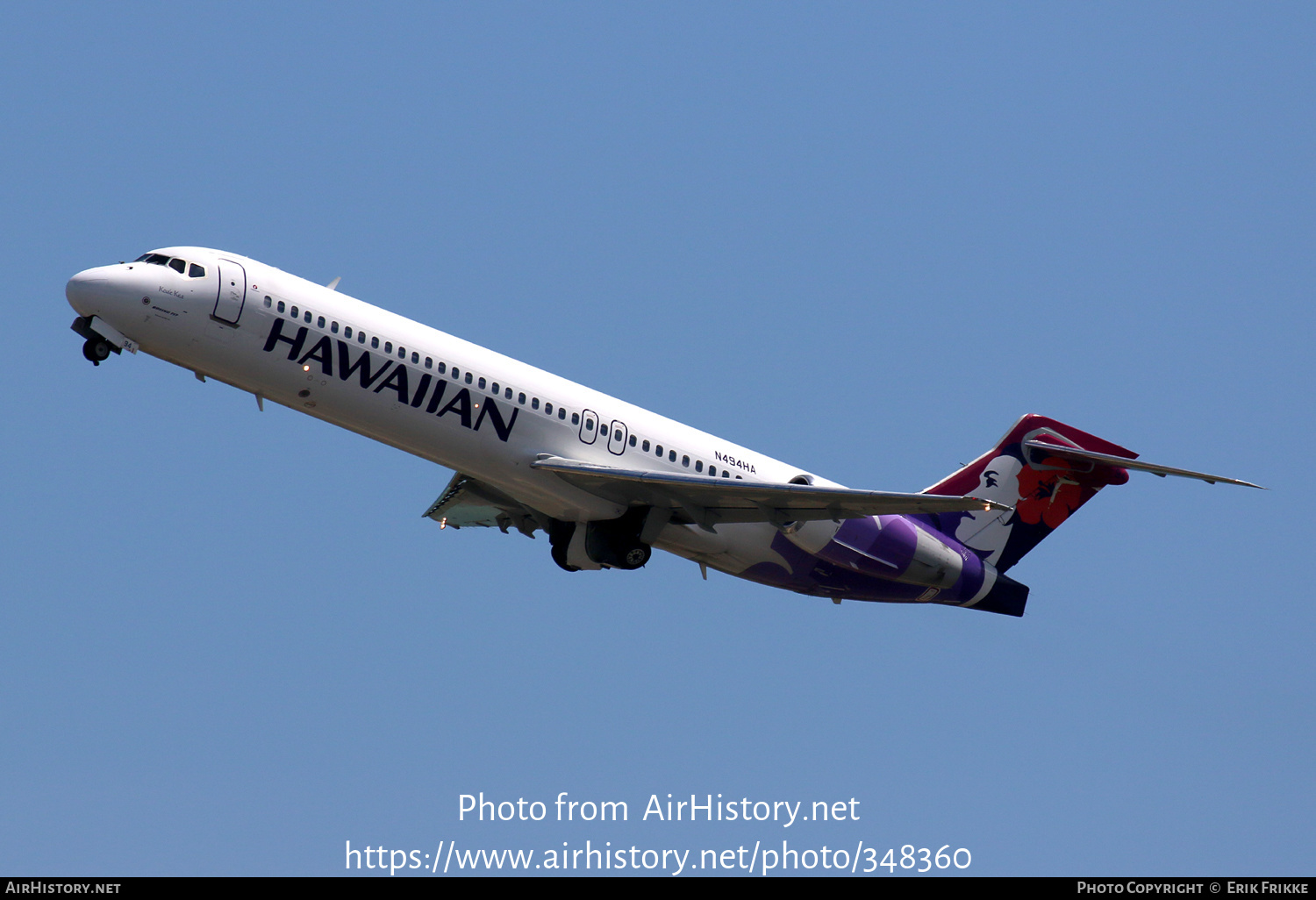 Aircraft Photo of N494HA | Boeing 717-200 | Hawaiian Airlines | AirHistory.net #348360