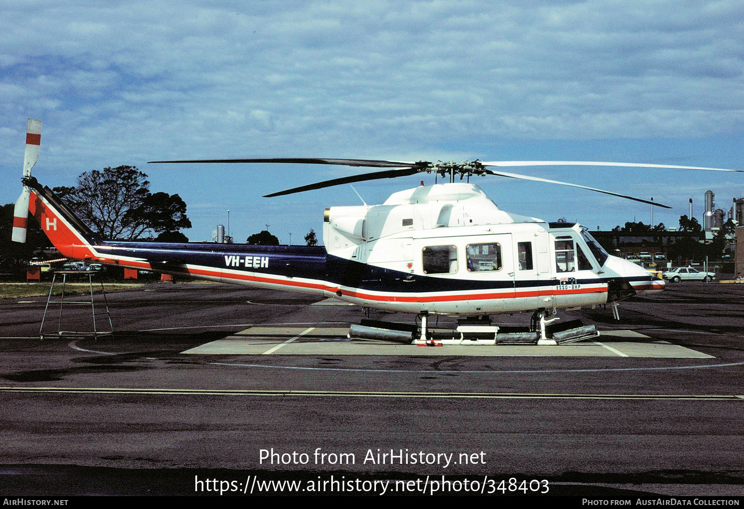 Aircraft Photo of VH-EEH | Bell 412 | Esso-BHP | AirHistory.net #348403