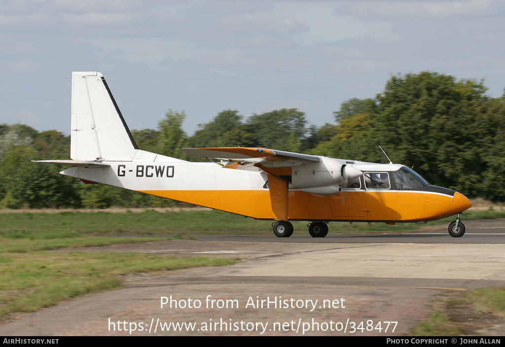 Aircraft Photo of G-BCWO | Britten-Norman BN-2A-26 Islander | AirHistory.net #348477