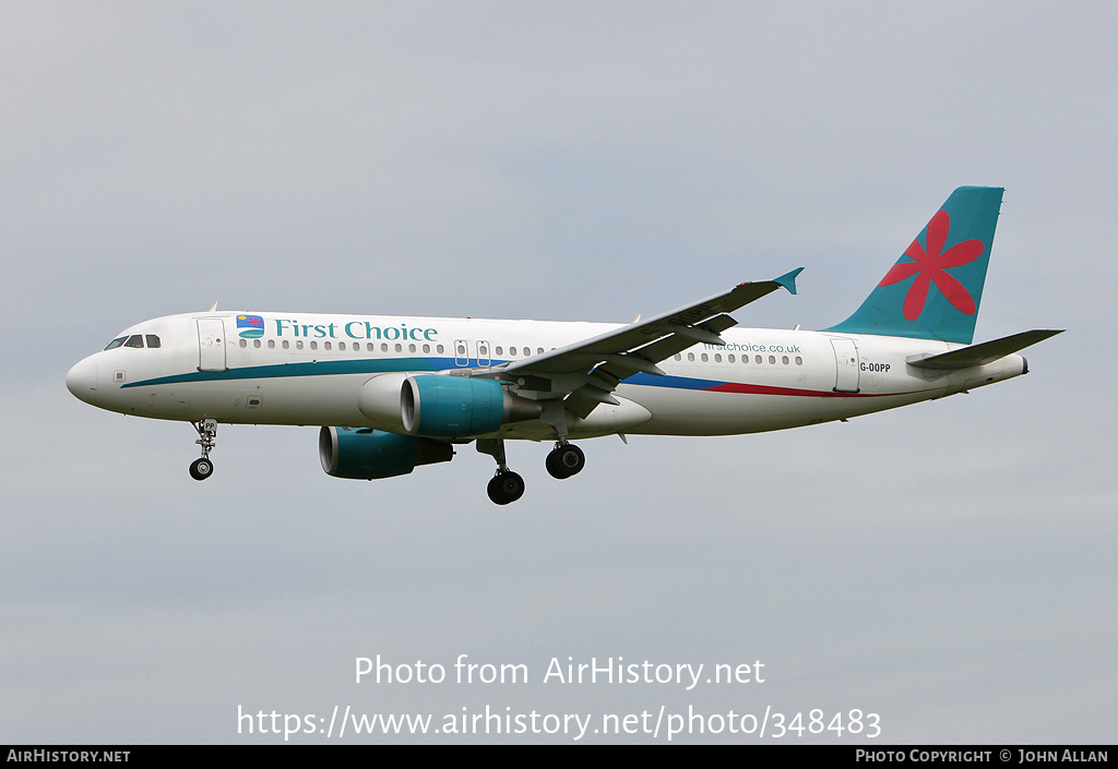 Aircraft Photo of G-OOPP | Airbus A320-214 | First Choice Airways | AirHistory.net #348483