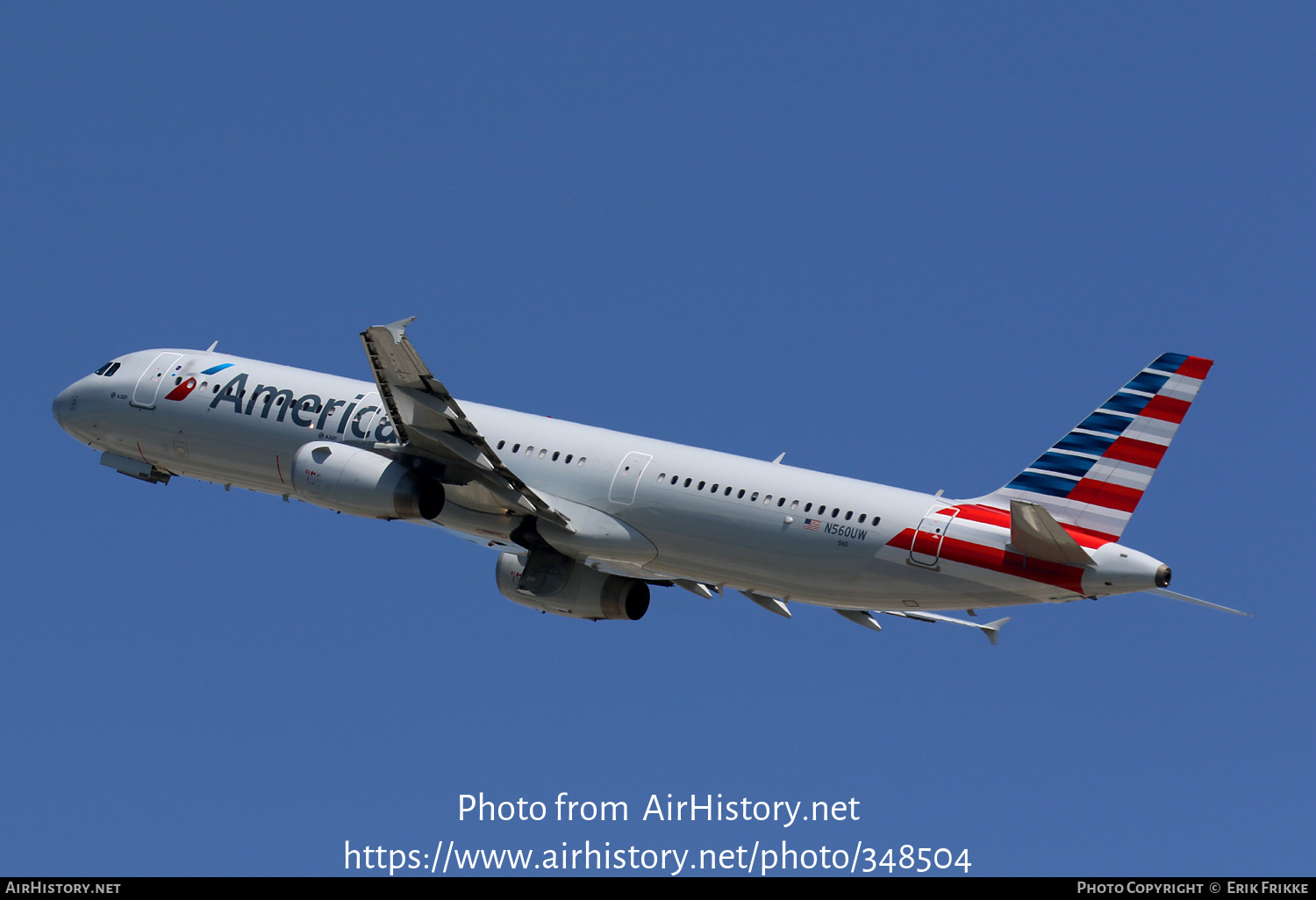 Aircraft Photo of N560UW | Airbus A321-231 | American Airlines | AirHistory.net #348504