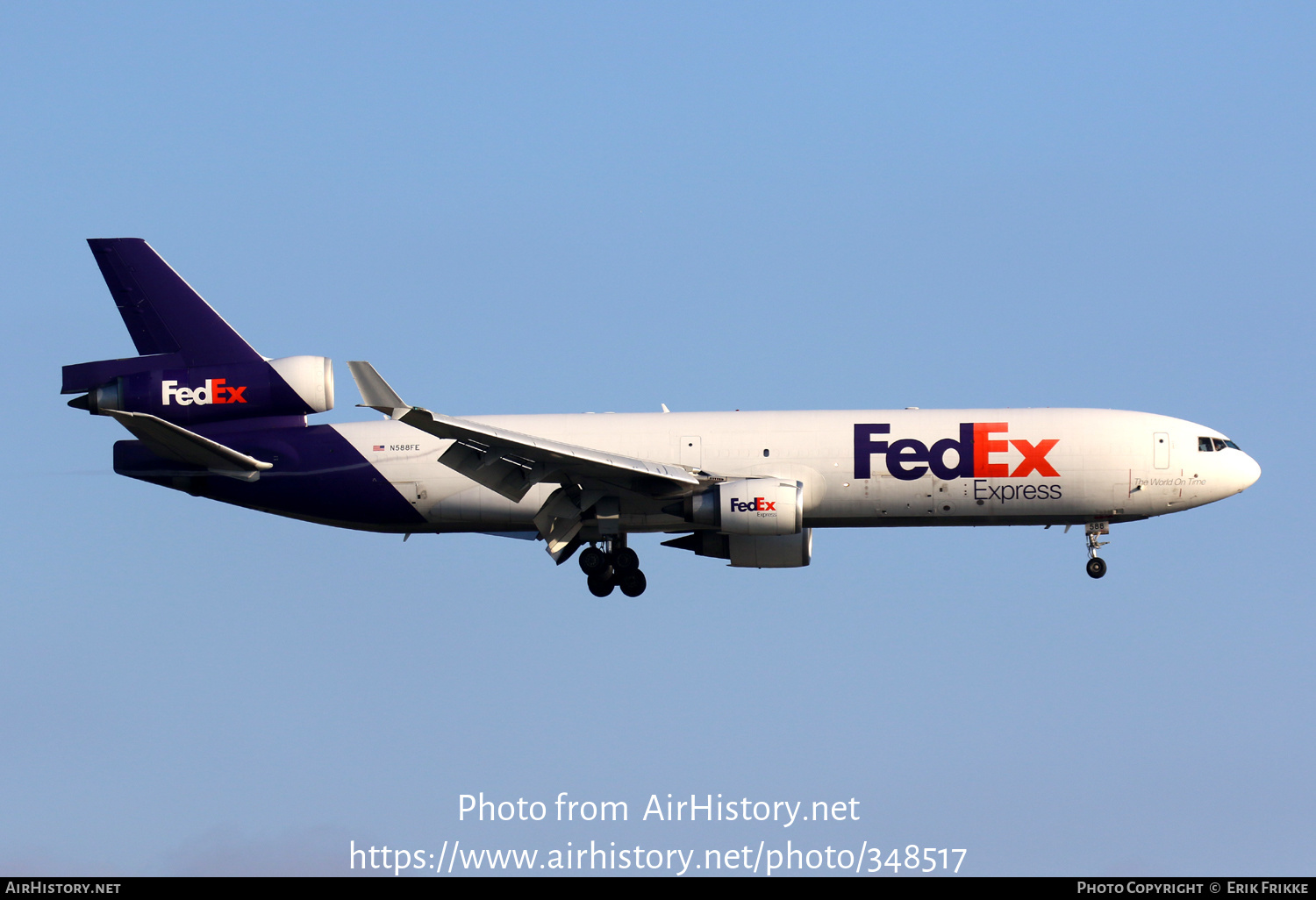 Aircraft Photo of N588FE | McDonnell Douglas MD-11/F | FedEx Express - Federal Express | AirHistory.net #348517