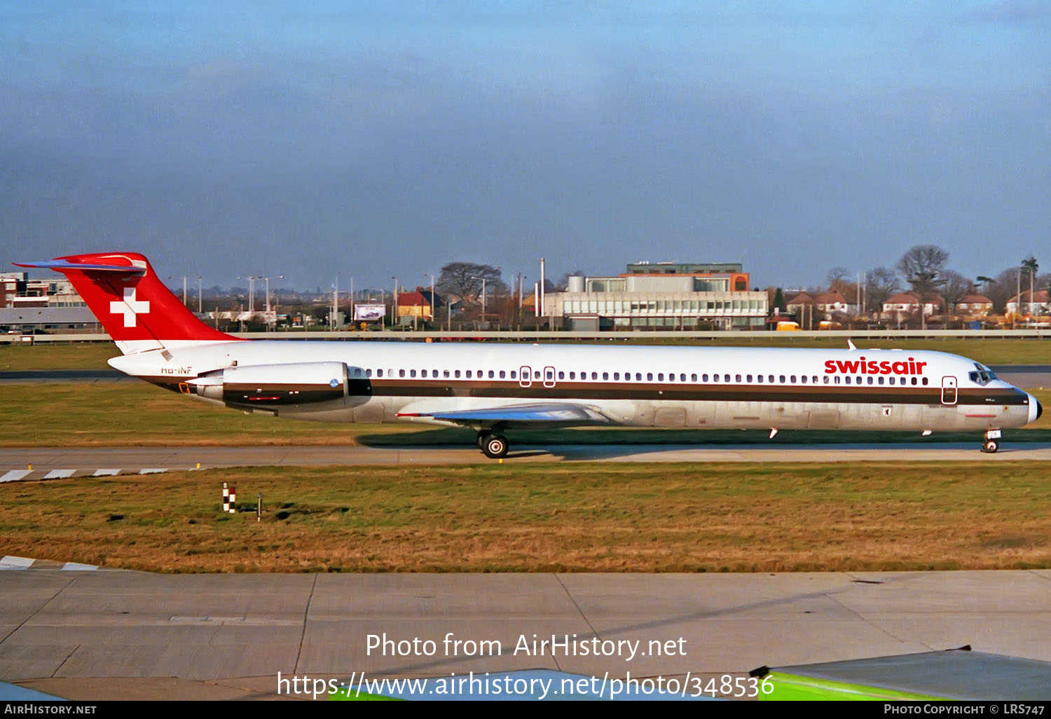 Aircraft Photo of HB-INF | McDonnell Douglas MD-81 (DC-9-81) | Swissair | AirHistory.net #348536