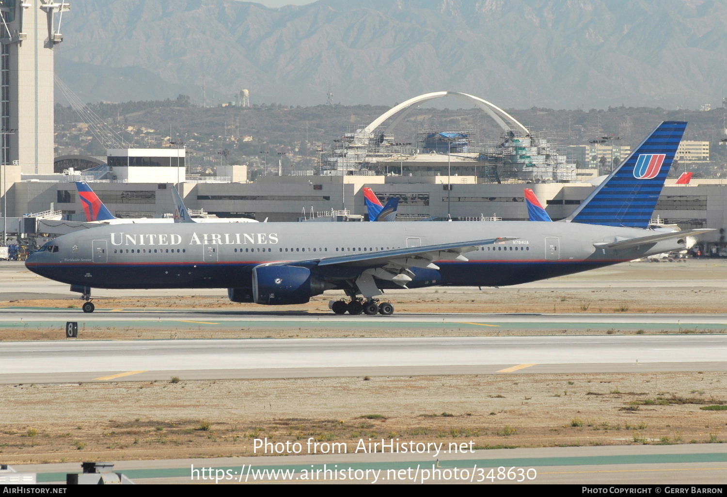 Aircraft Photo of N784UA | Boeing 777-222/ER | United Airlines | AirHistory.net #348630