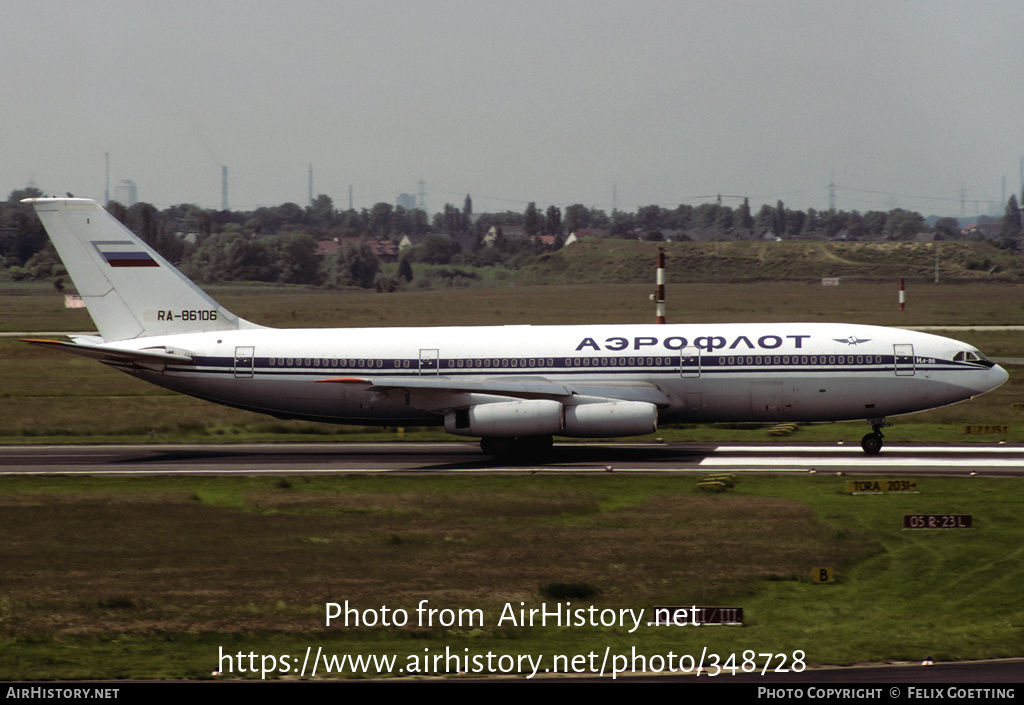 Aircraft Photo of RA-86106 | Ilyushin Il-86 | Aeroflot | AirHistory.net #348728