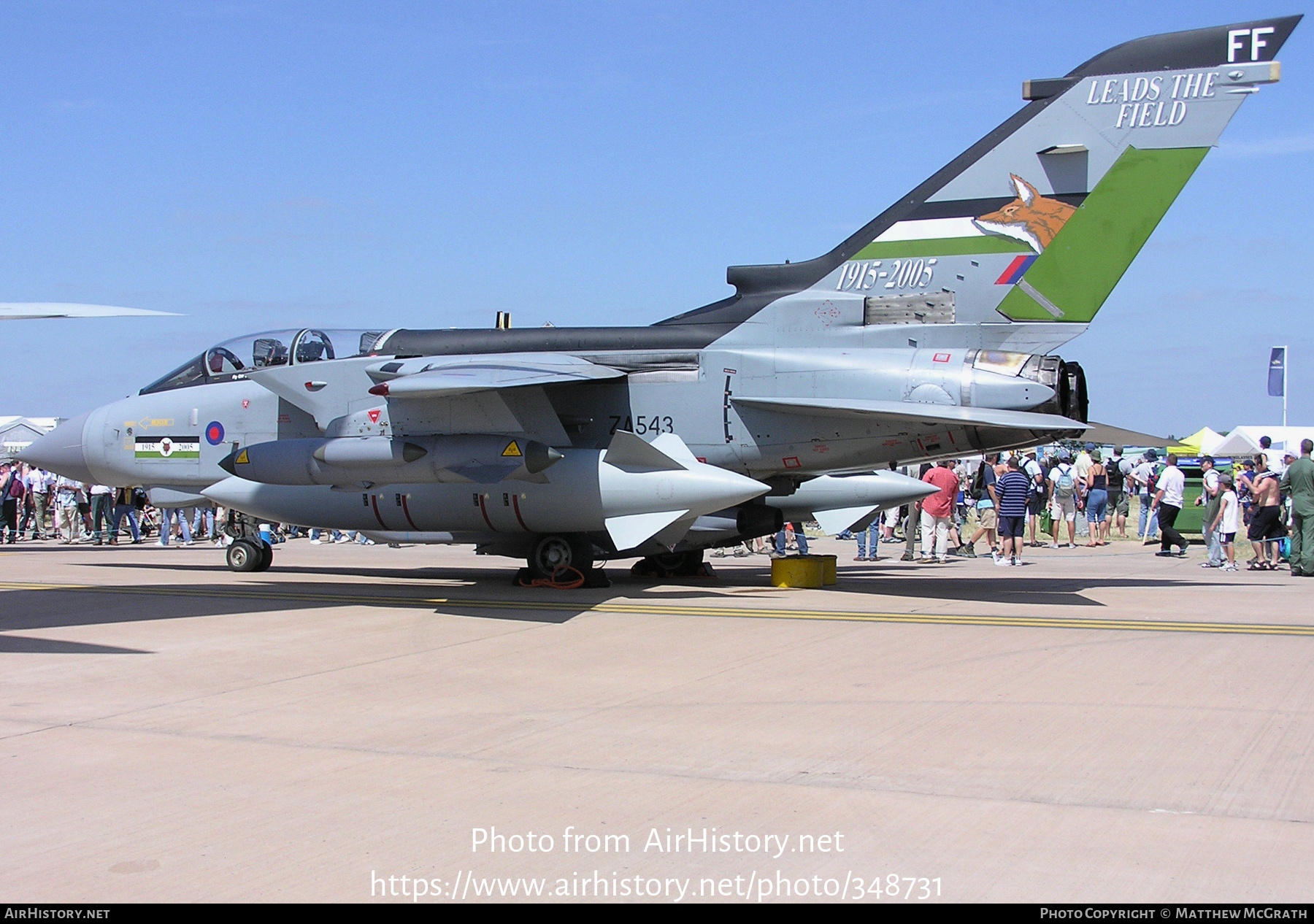 Aircraft Photo of ZA543 | Panavia Tornado GR4 | UK - Air Force | AirHistory.net #348731