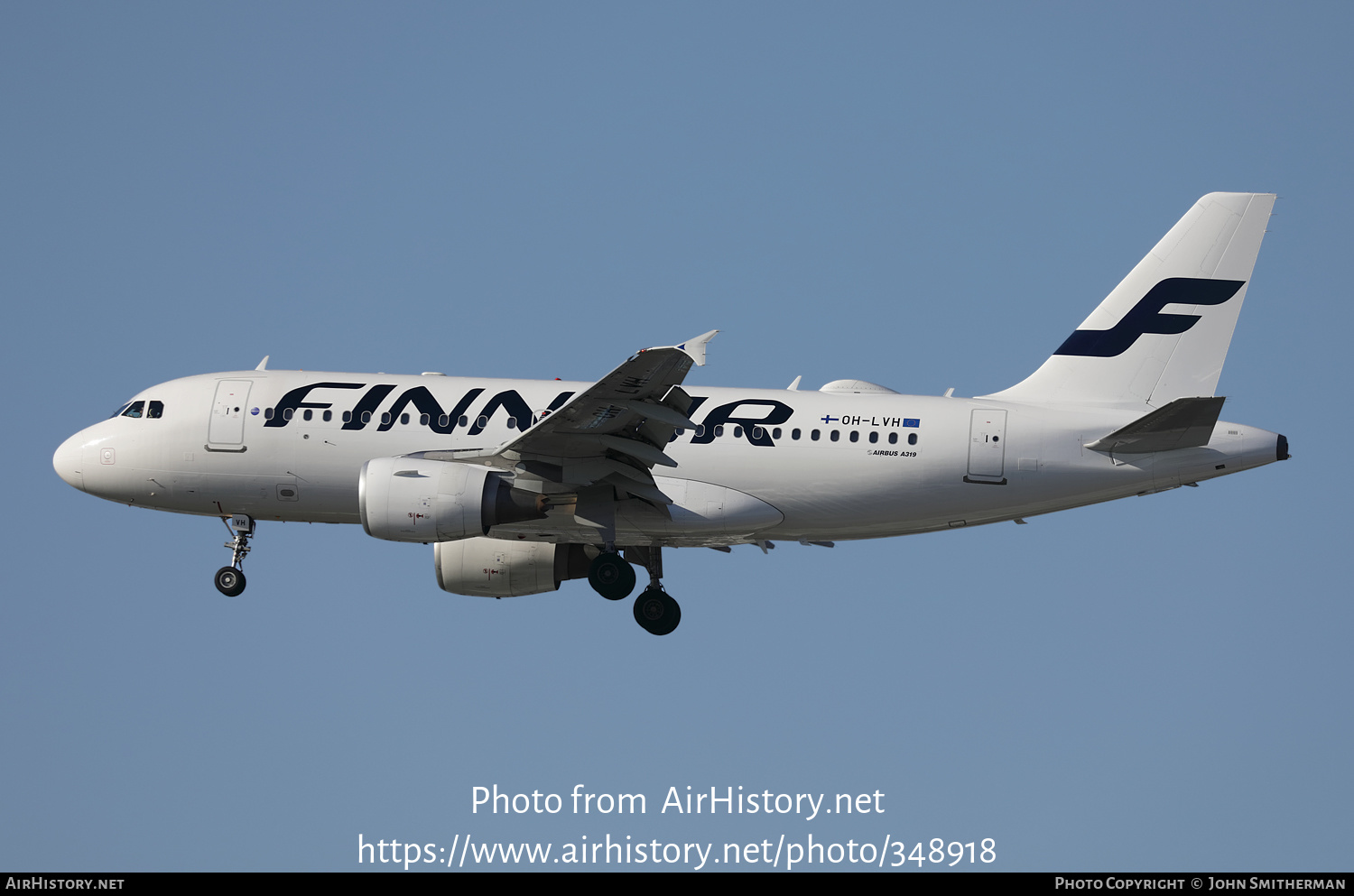 Aircraft Photo of OH-LVH | Airbus A319-112 | Finnair | AirHistory.net #348918