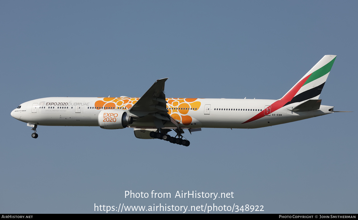 Aircraft Photo of A6-ENM | Boeing 777-31H/ER | Emirates | AirHistory.net #348922