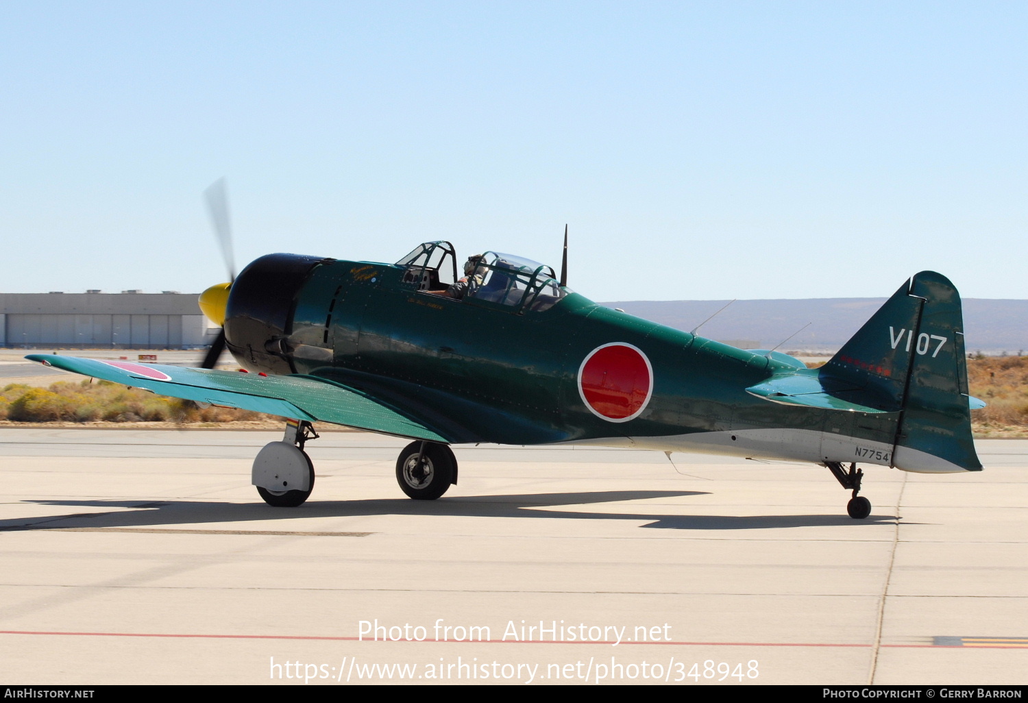 Aircraft Photo of N7754 | North American T-6 / A6M Zero (mod) | Japan - Navy | AirHistory.net #348948