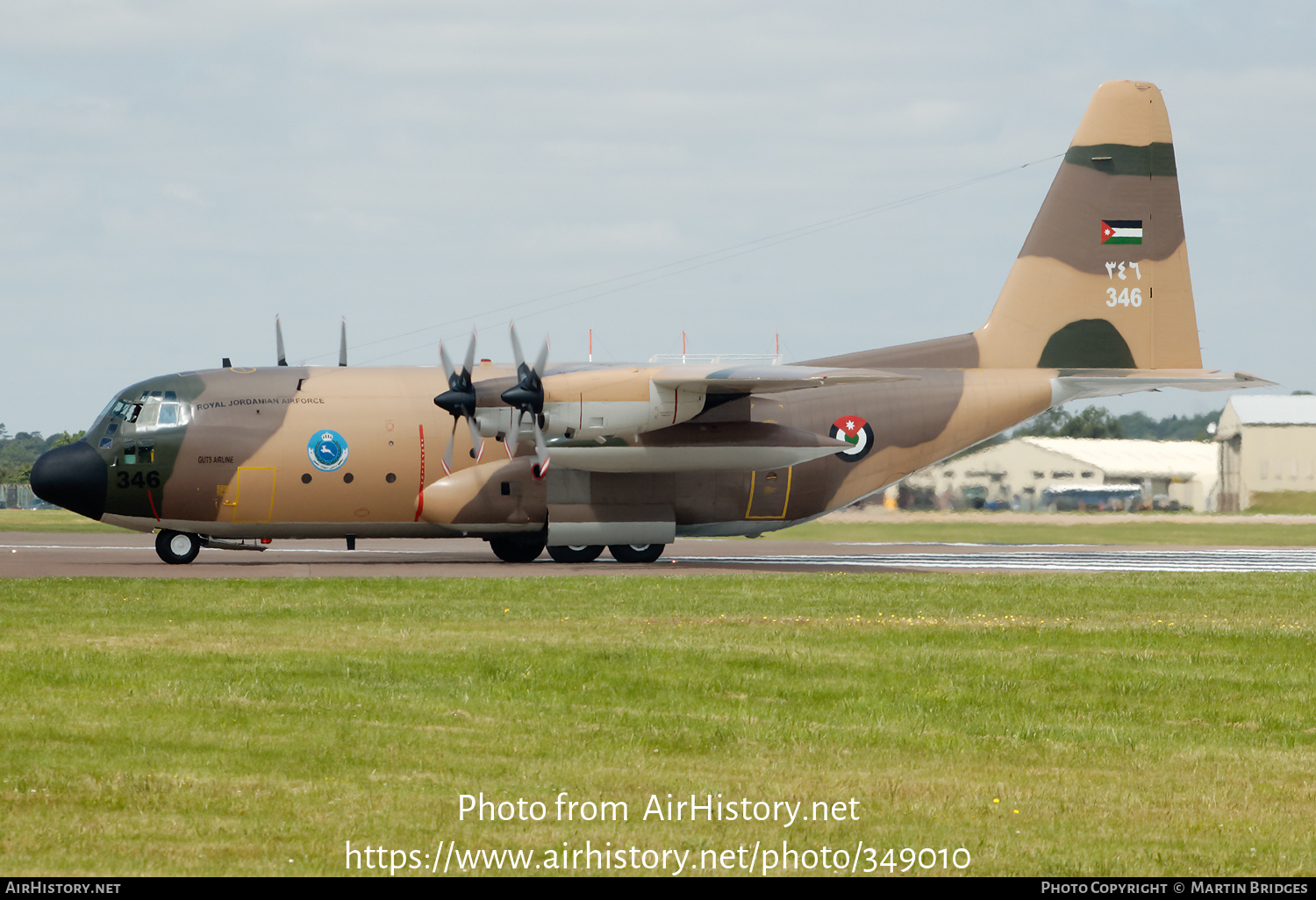 Aircraft Photo of 346 | Lockheed C-130H Hercules | Jordan - Air Force | AirHistory.net #349010