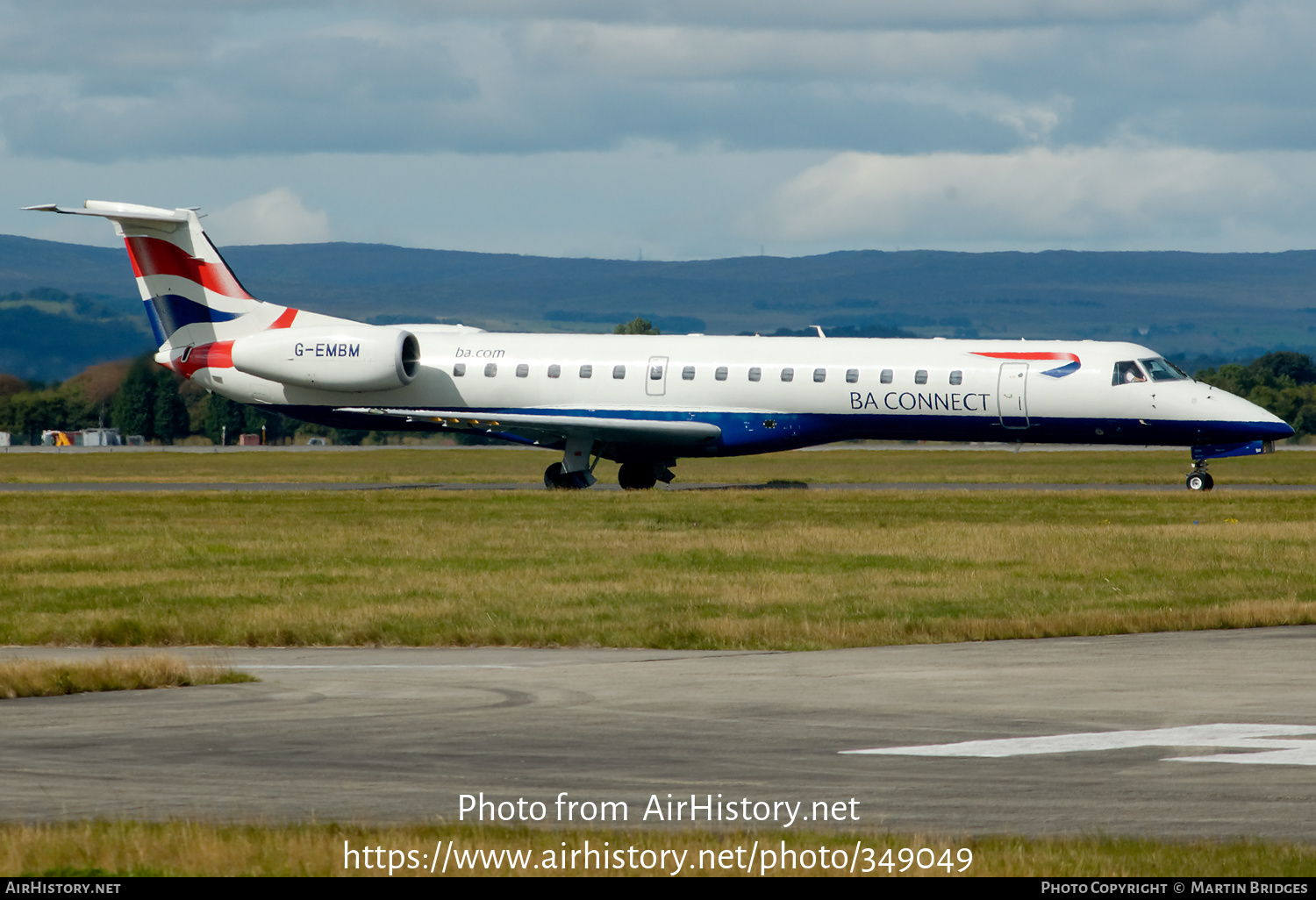 Aircraft Photo of G-EMBM | Embraer ERJ-145EU (EMB-145EU) | BA Connect | AirHistory.net #349049