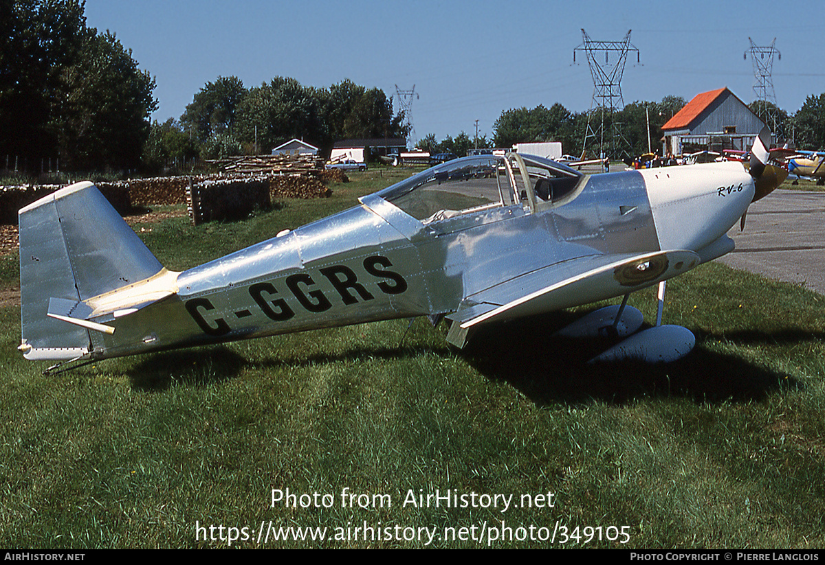 Aircraft Photo of C-GGRS | Van's RV-6 | AirHistory.net #349105