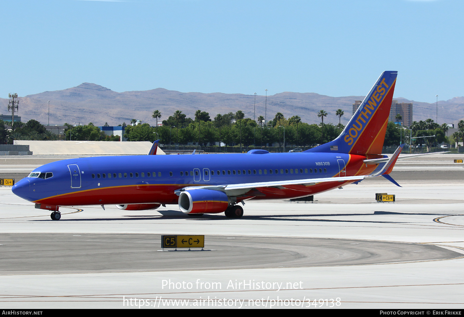 Aircraft Photo of N8630B | Boeing 737-8H4 | Southwest Airlines | AirHistory.net #349138