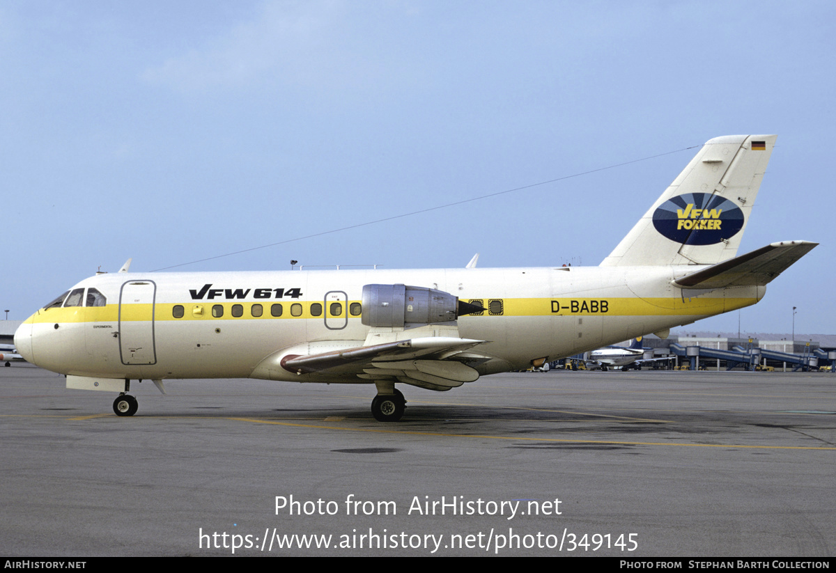 Aircraft Photo of D-BABB | VFW-Fokker VFW-614 | VFW-Fokker | AirHistory.net #349145