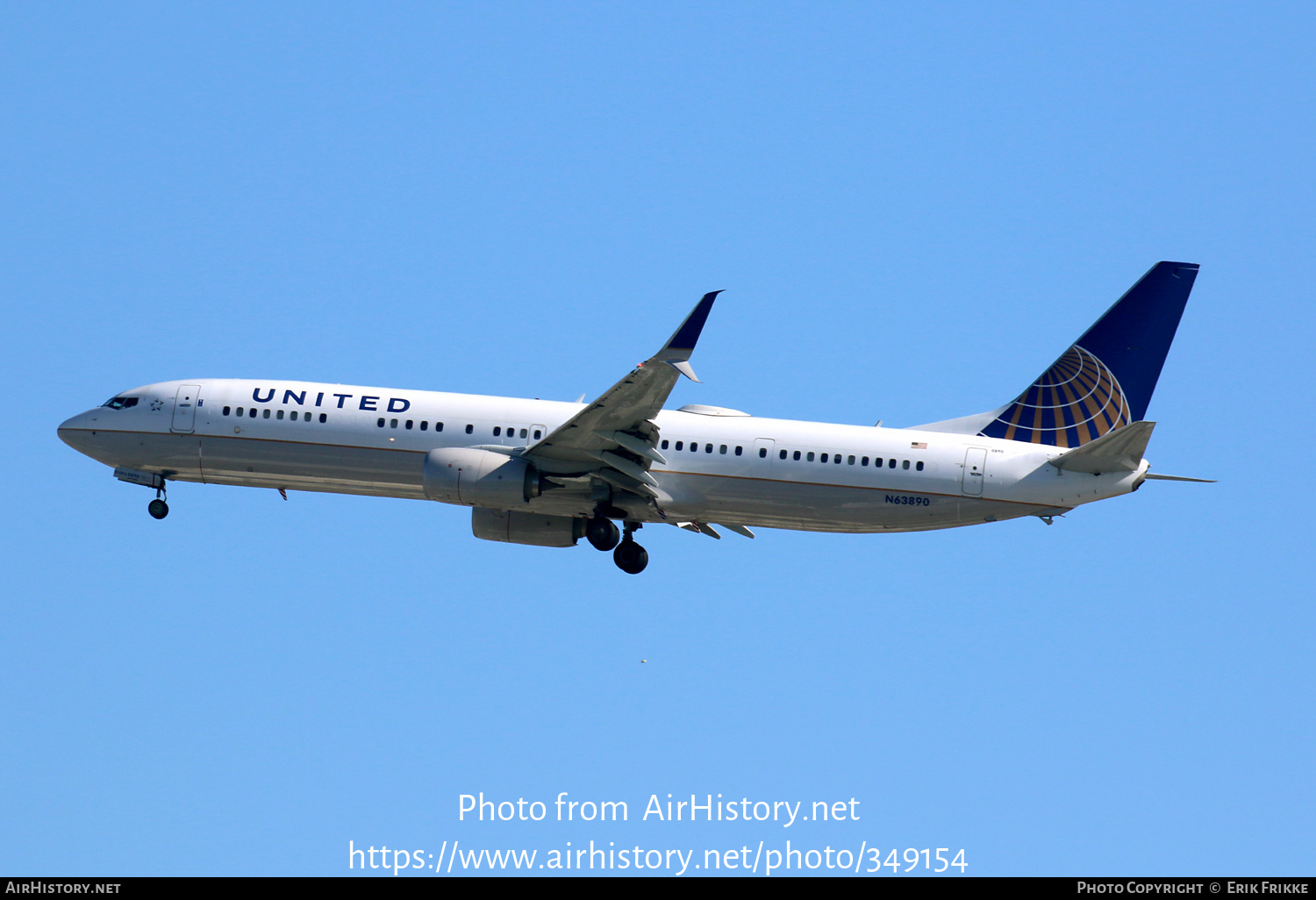 Aircraft Photo of N63890 | Boeing 737-924/ER | United Airlines | AirHistory.net #349154