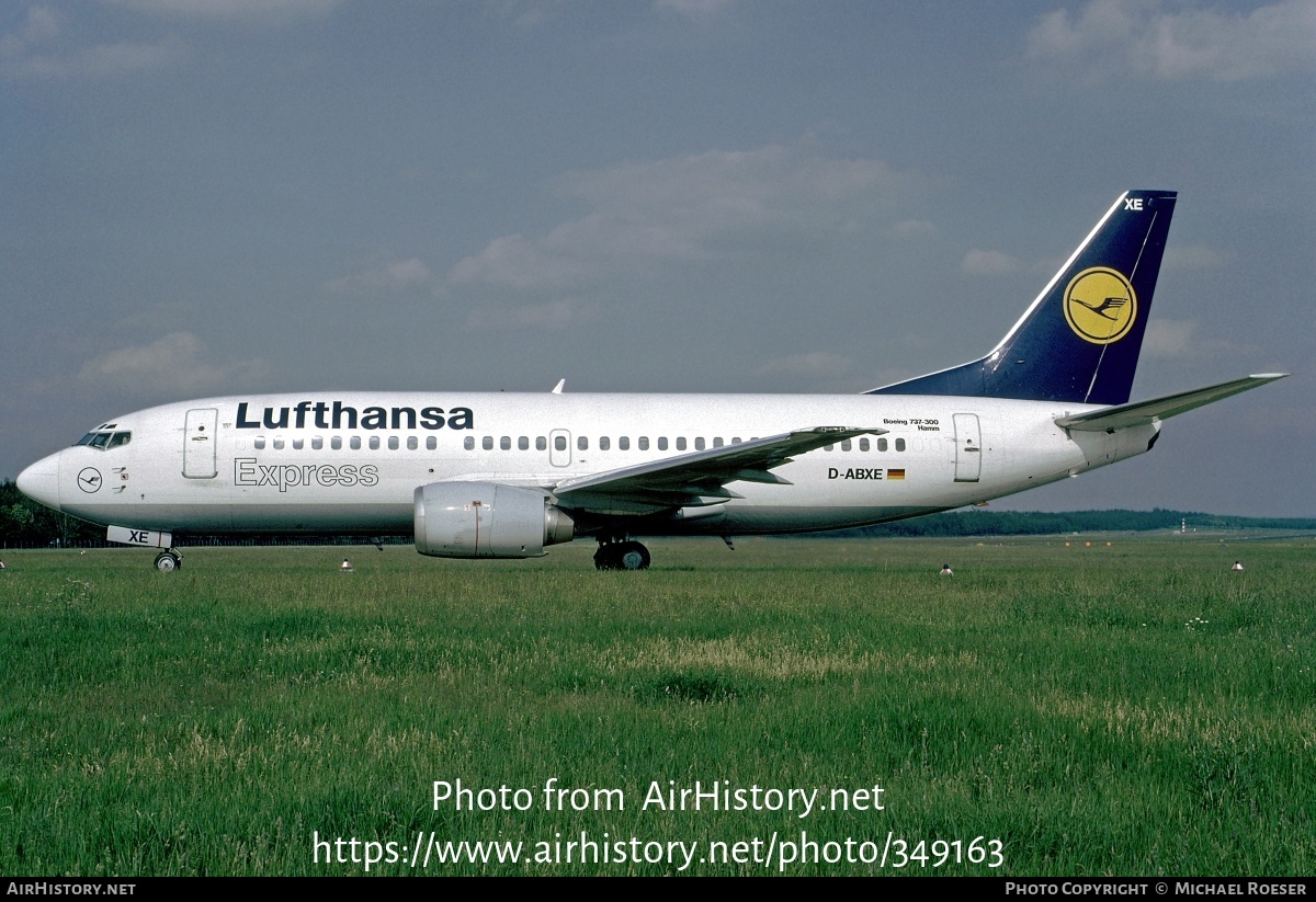 Aircraft Photo of D-ABXE | Boeing 737-330 | Lufthansa Express | AirHistory.net #349163