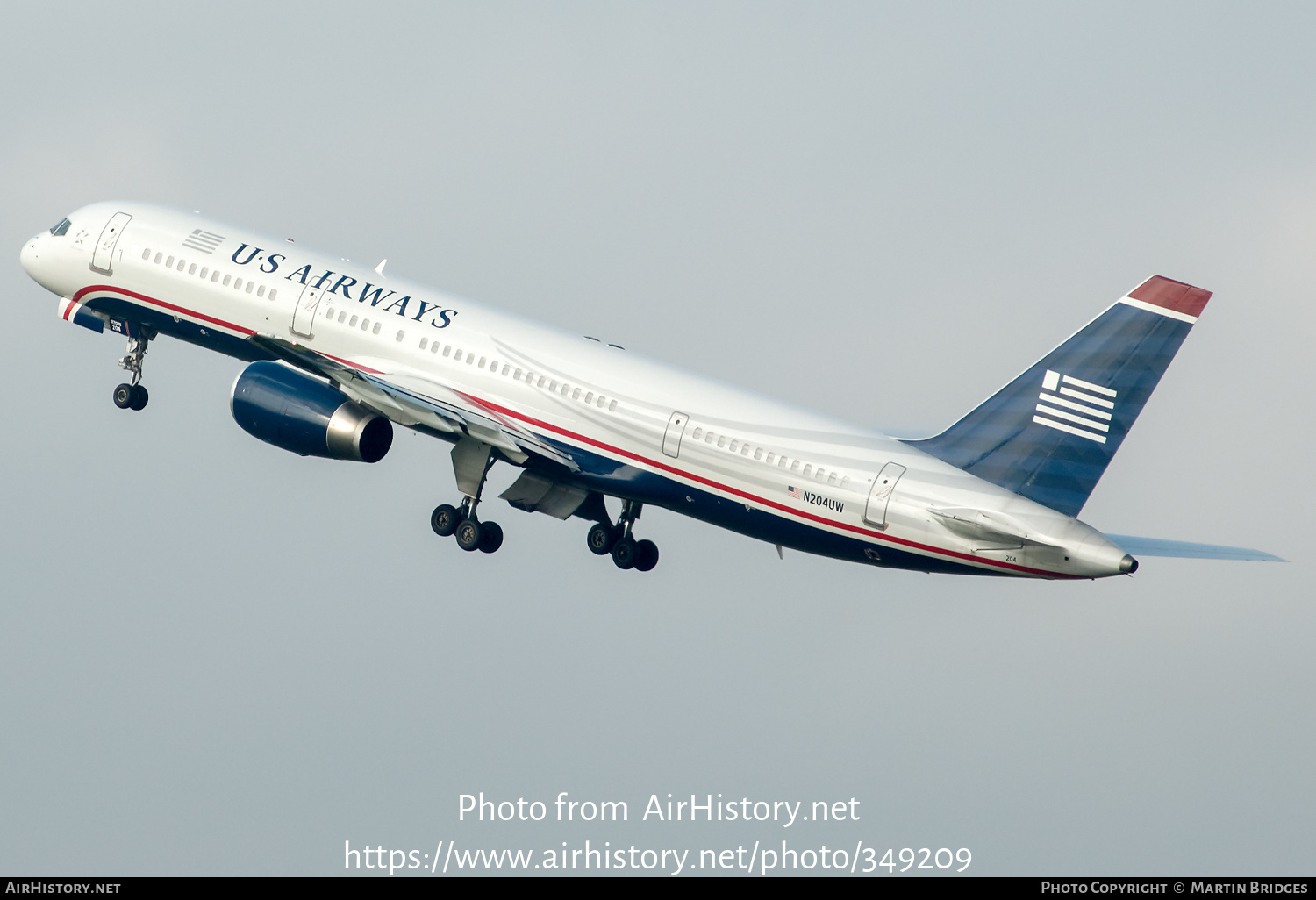 Aircraft Photo of N204UW | Boeing 757-23N | US Airways | AirHistory.net #349209