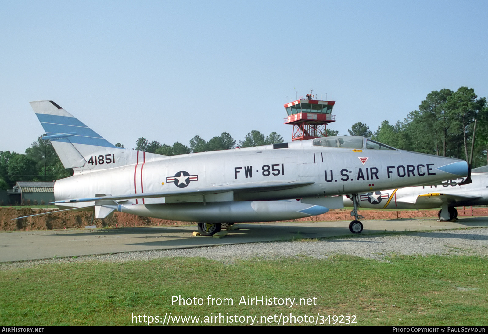 Aircraft Photo of 54-1851 / 41851 | North American F-100C Super Sabre | USA - Air Force | AirHistory.net #349232