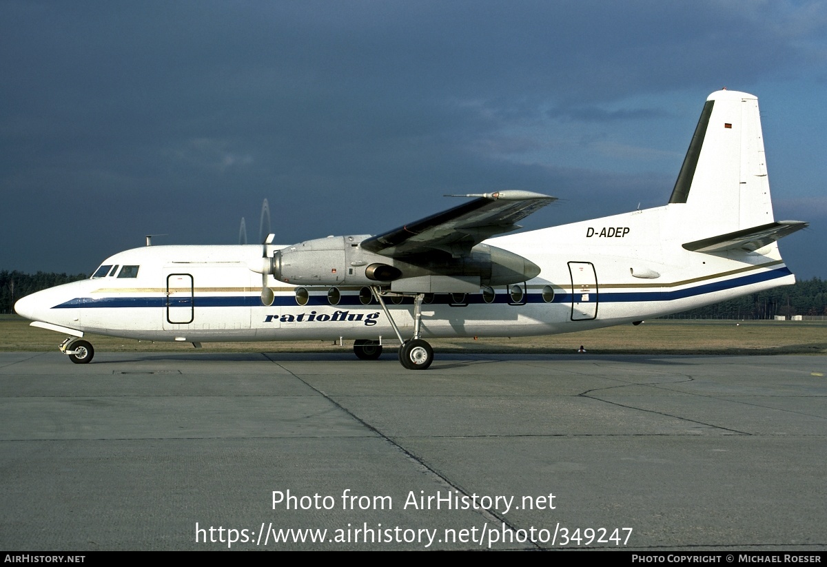 Aircraft Photo of D-ADEP | Fokker F27-600 Friendship | Ratioflug | AirHistory.net #349247