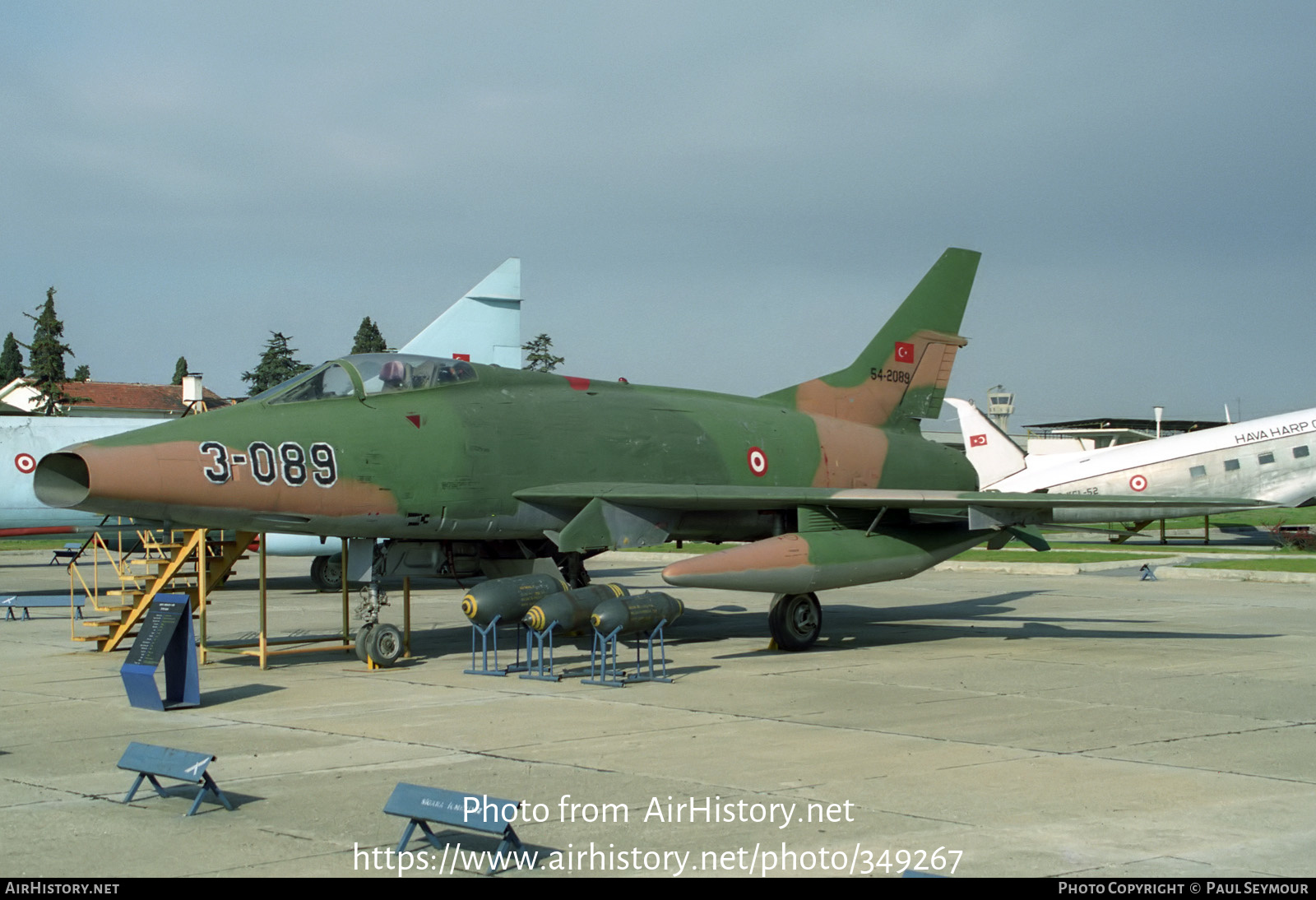 Aircraft Photo of 54-2089 | North American F-100C Super Sabre | Turkey - Air Force | AirHistory.net #349267