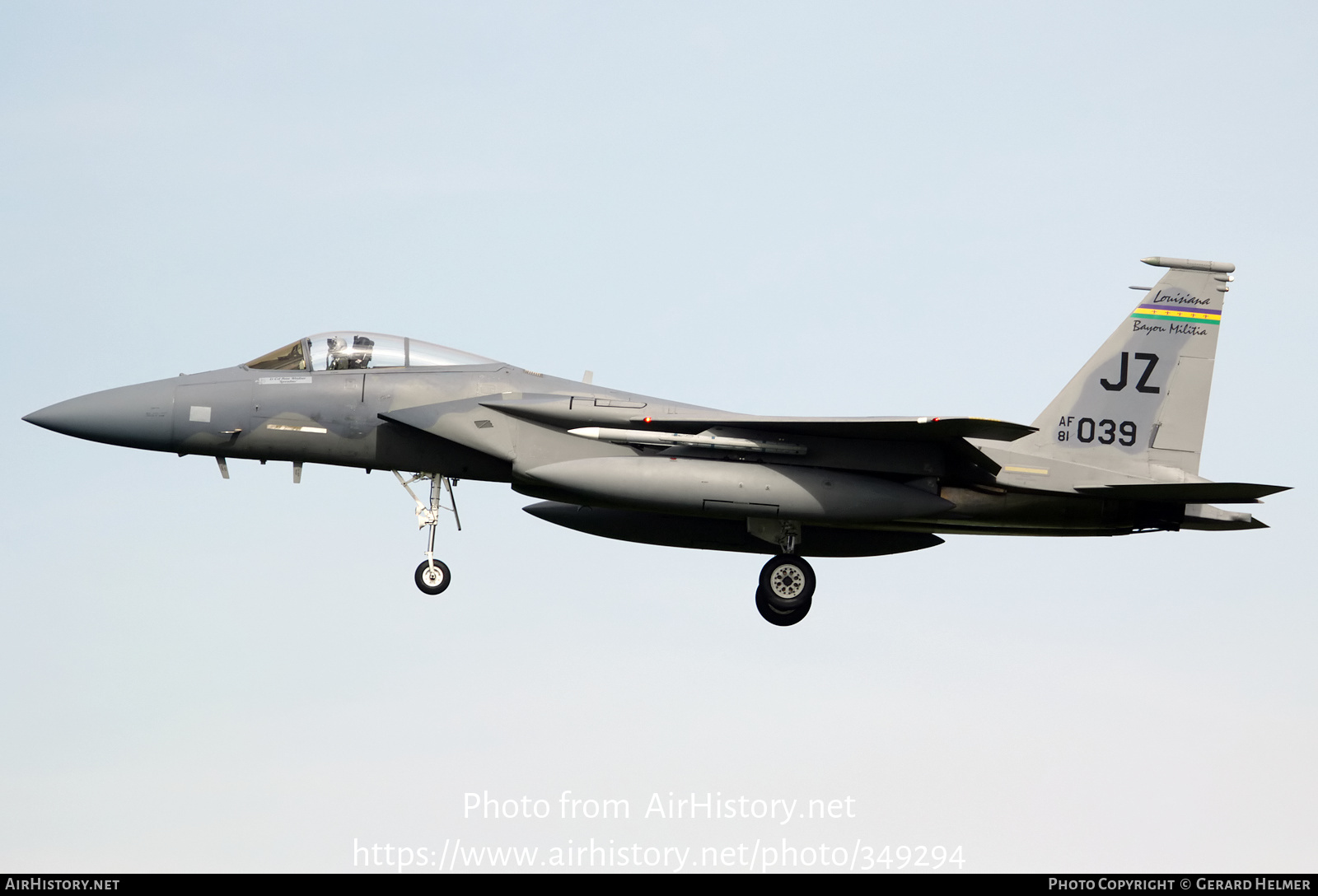 Aircraft Photo of 81-0039 / AF81-039 | McDonnell Douglas F-15C Eagle | USA - Air Force | AirHistory.net #349294