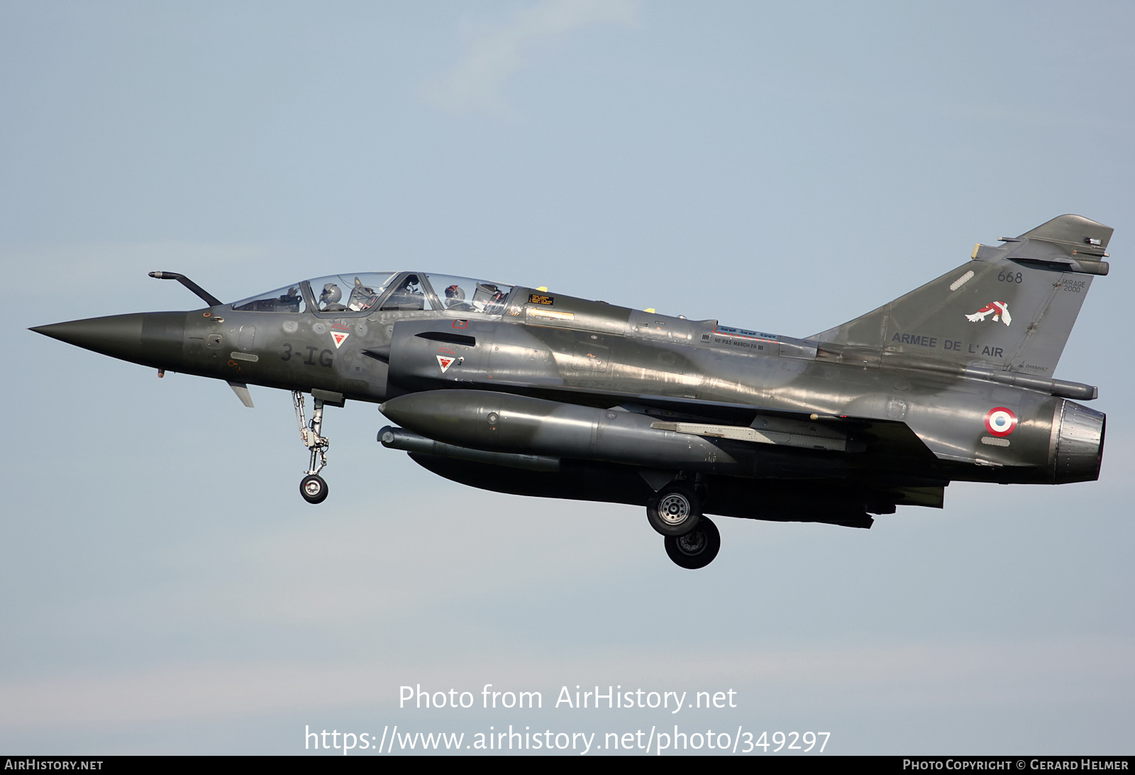 Aircraft Photo of 668 | Dassault Mirage 2000D | France - Air Force | AirHistory.net #349297