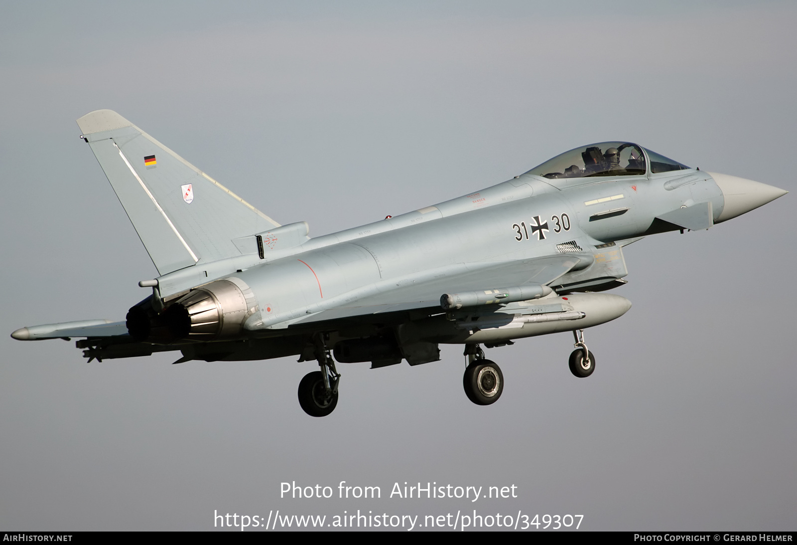 Aircraft Photo of 3130 | Eurofighter F-2000A Typhoon | Germany - Air Force | AirHistory.net #349307