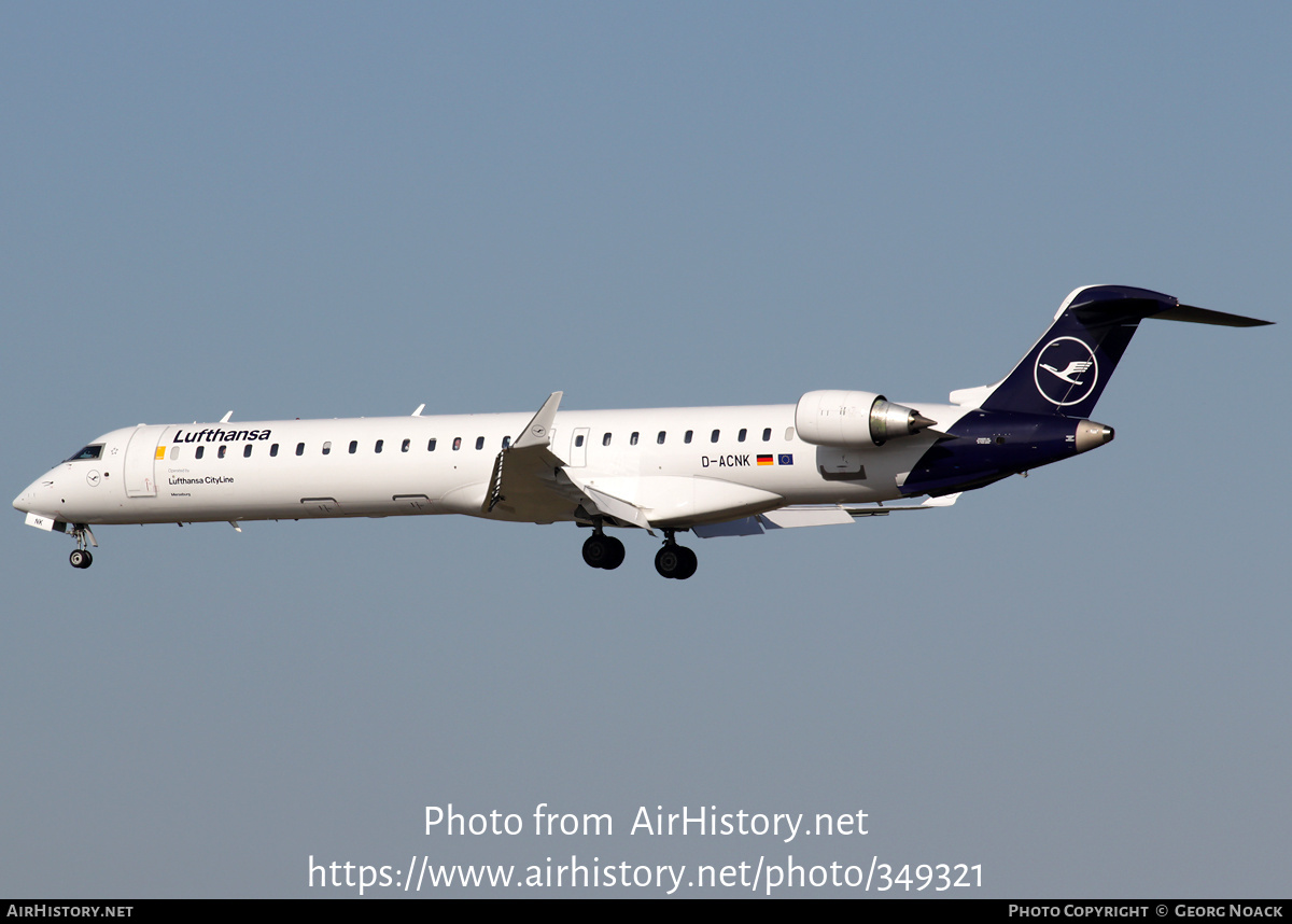 Aircraft Photo of D-ACNK | Bombardier CRJ-900LR (CL-600-2D24) | Lufthansa | AirHistory.net #349321