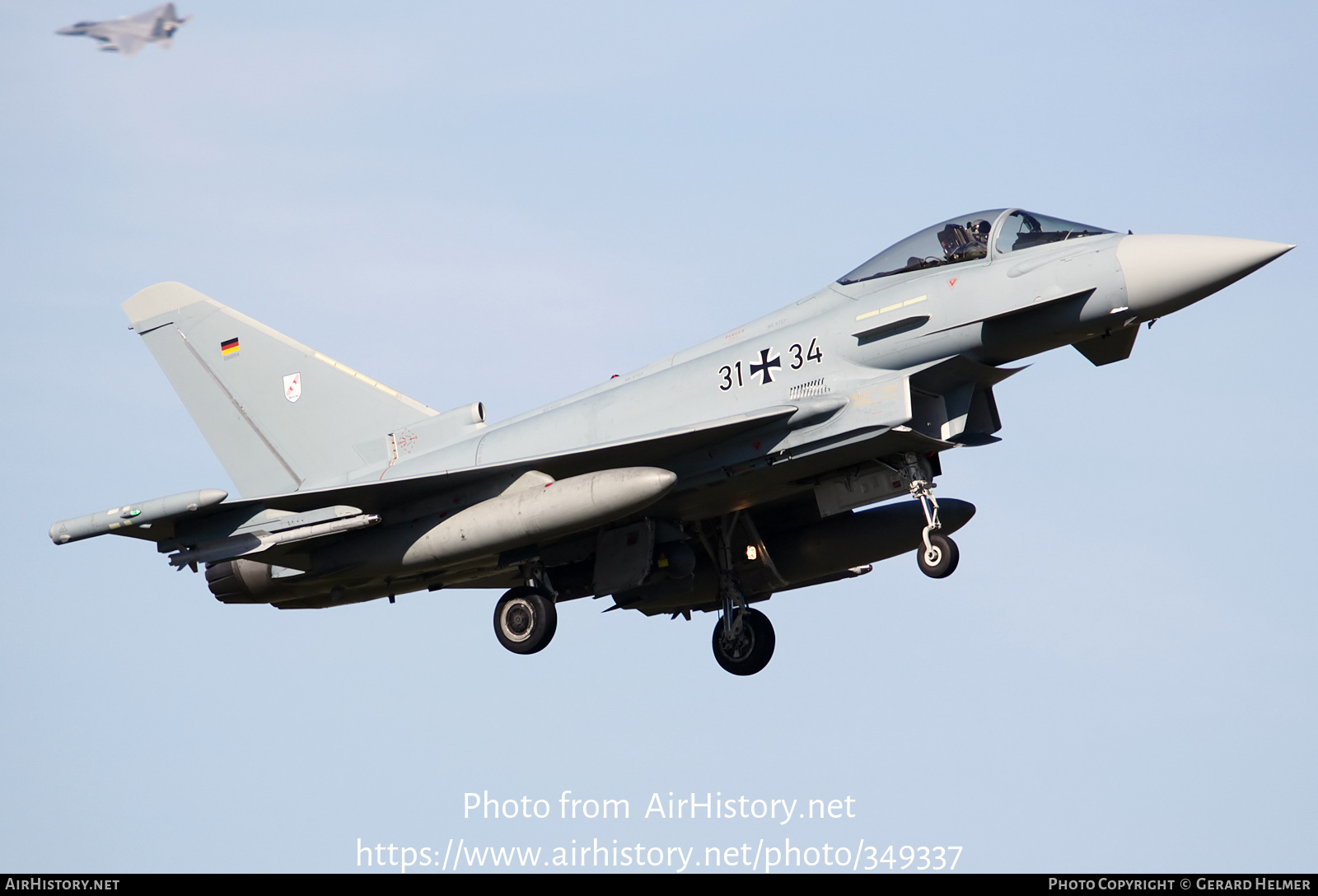 Aircraft Photo of 3134 | Eurofighter EF-2000 Typhoon S | Germany - Air Force | AirHistory.net #349337