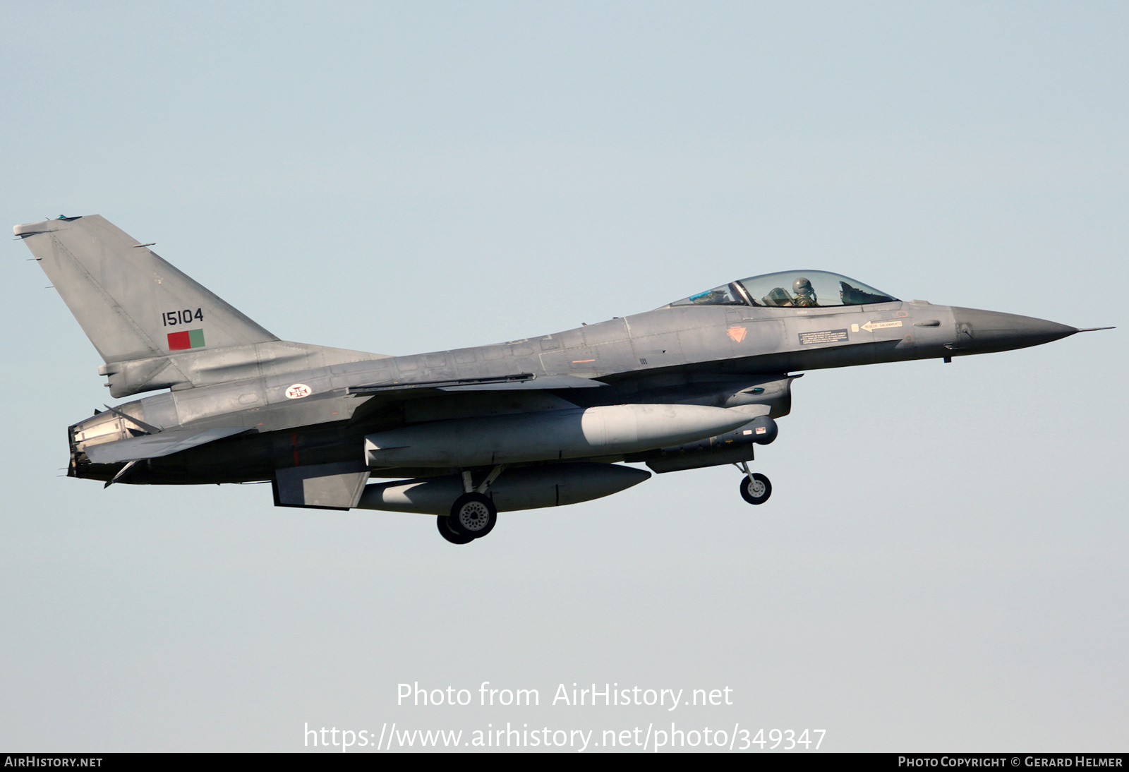 Aircraft Photo of 15104 | General Dynamics F-16AM Fighting Falcon | Portugal - Air Force | AirHistory.net #349347