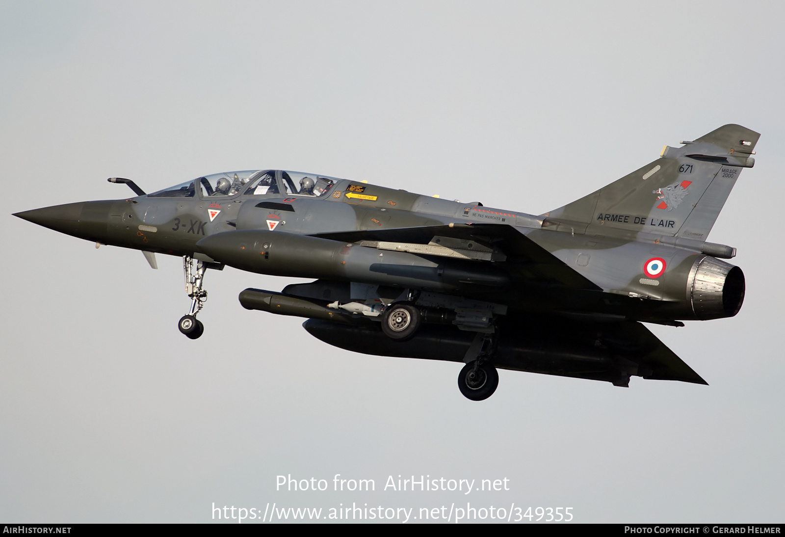 Aircraft Photo of 671 | Dassault Mirage 2000D | France - Air Force | AirHistory.net #349355