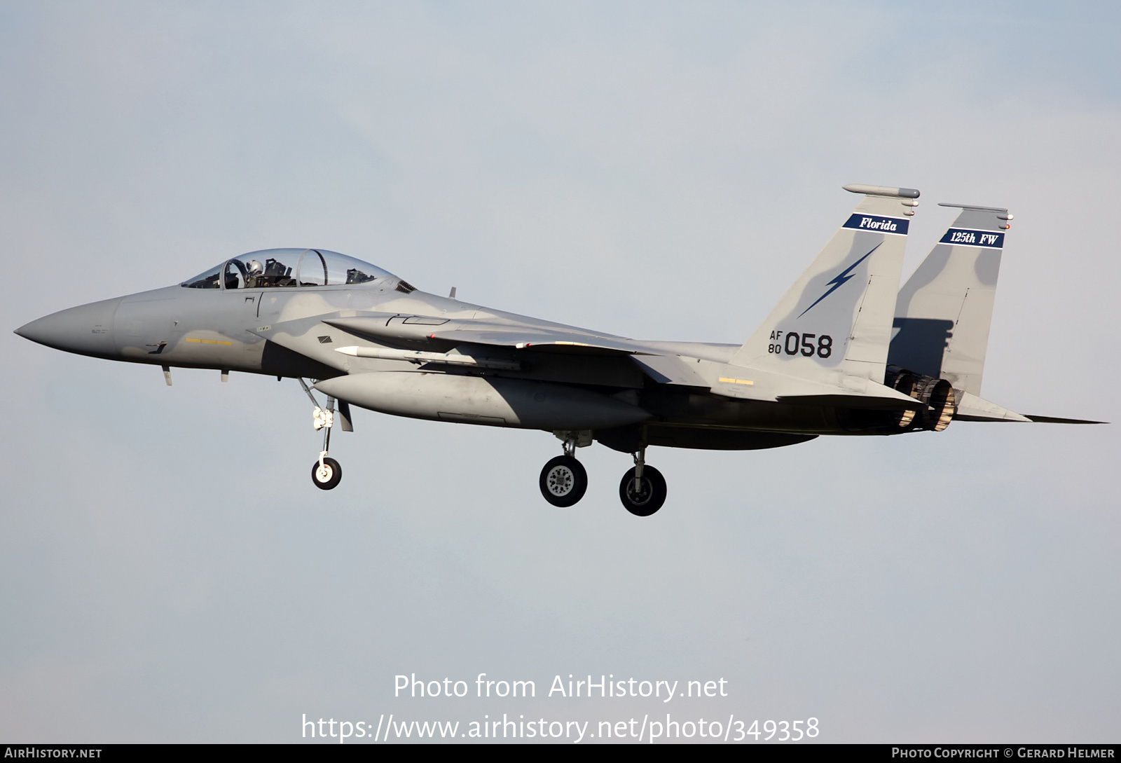 Aircraft Photo of 80-0058 / AF80-058 | McDonnell Douglas F-15D Eagle | USA - Air Force | AirHistory.net #349358