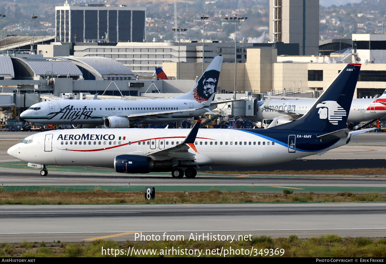 Aircraft Photo of XA-AMV | Boeing 737-852 | AeroMéxico | AirHistory.net #349369