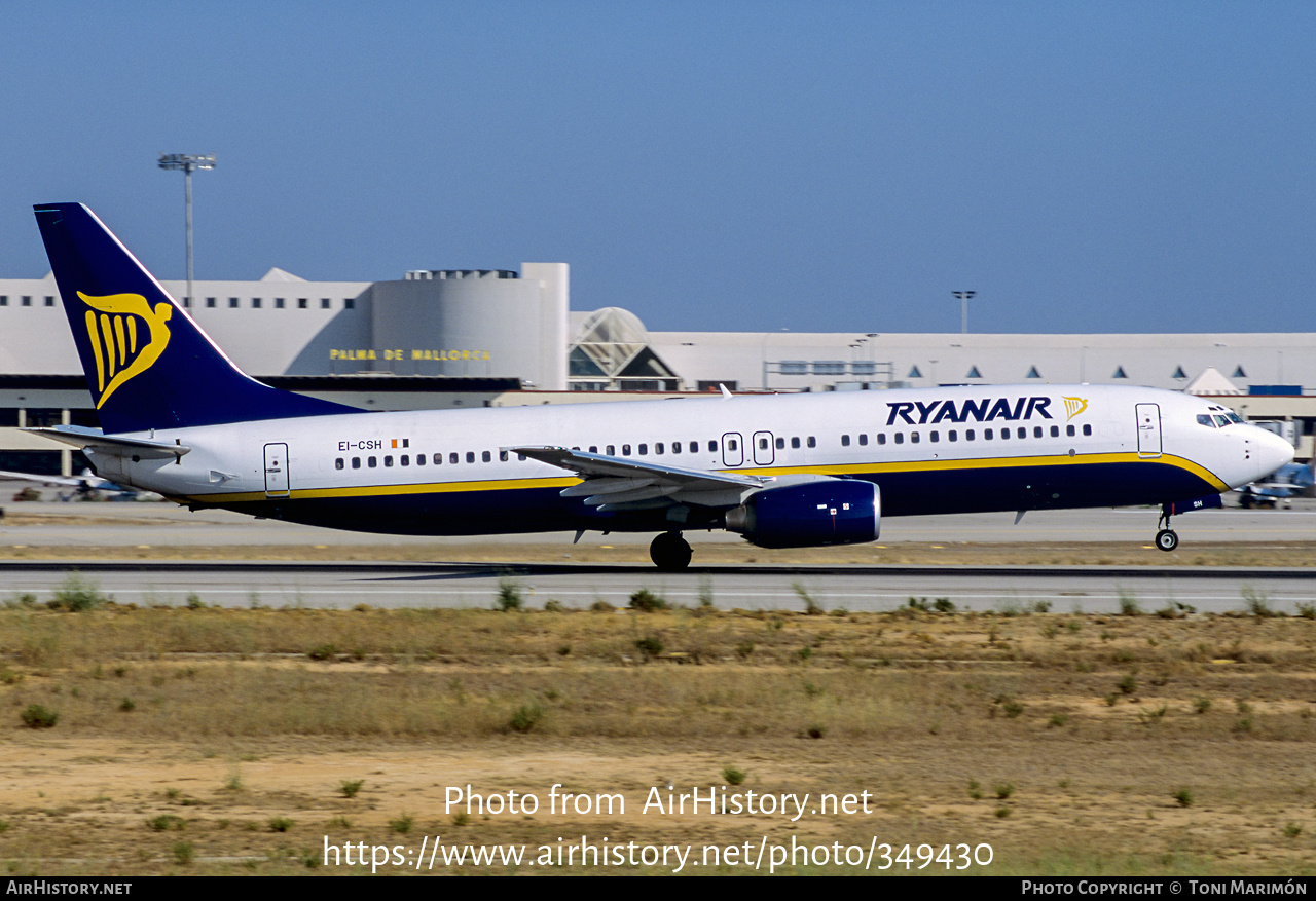 Aircraft Photo of EI-CSH | Boeing 737-8AS | Ryanair | AirHistory.net #349430