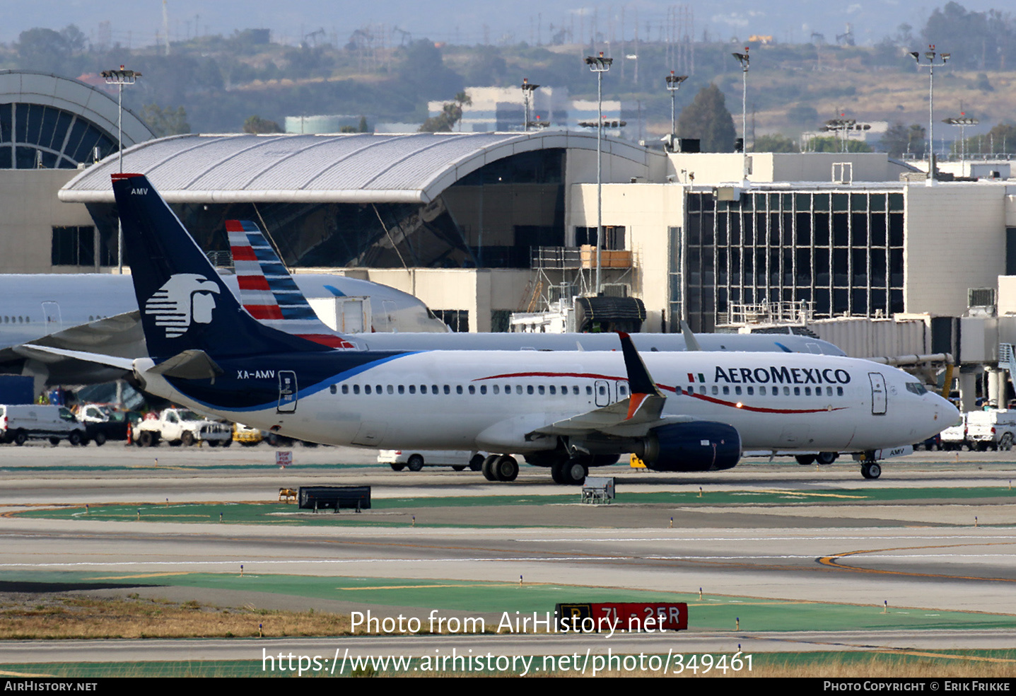 Aircraft Photo of XA-AMV | Boeing 737-852 | AeroMéxico | AirHistory.net #349461