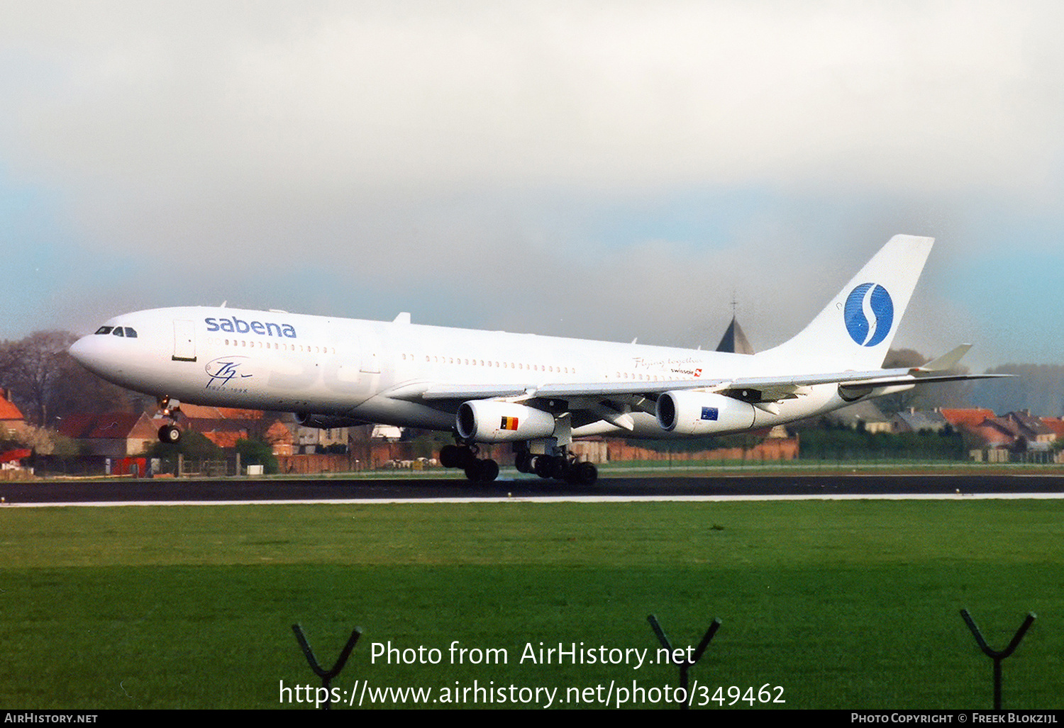 Aircraft Photo of OO-SCX | Airbus A340-211 | Sabena | AirHistory.net #349462