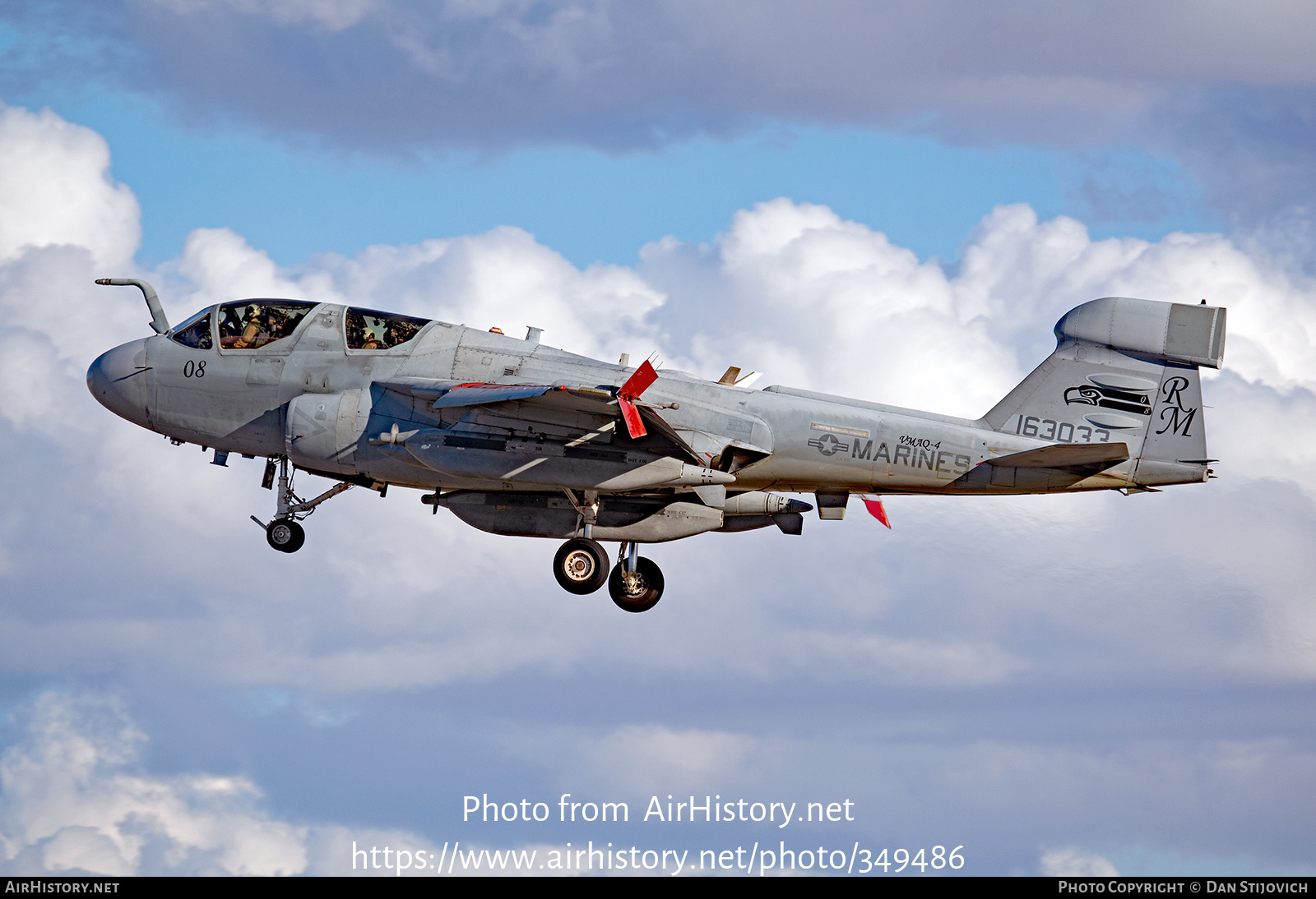 Aircraft Photo of 163033 | Grumman EA-6B Prowler (G-128) | USA - Marines | AirHistory.net #349486