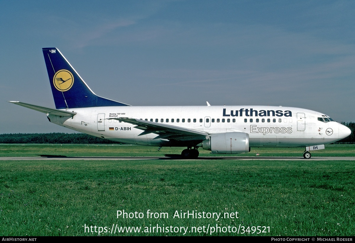 Aircraft Photo of D-ABIH | Boeing 737-530 | Lufthansa Express | AirHistory.net #349521