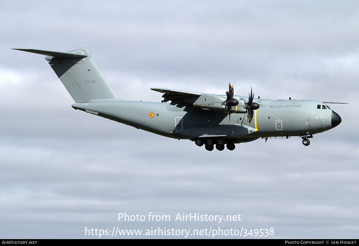 Aircraft Photo of CT-02 | Airbus A400M Atlas | Belgium - Air Force | AirHistory.net #349538