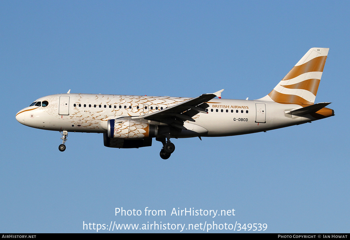 Aircraft Photo of G-DBCD | Airbus A319-131 | British Airways | AirHistory.net #349539