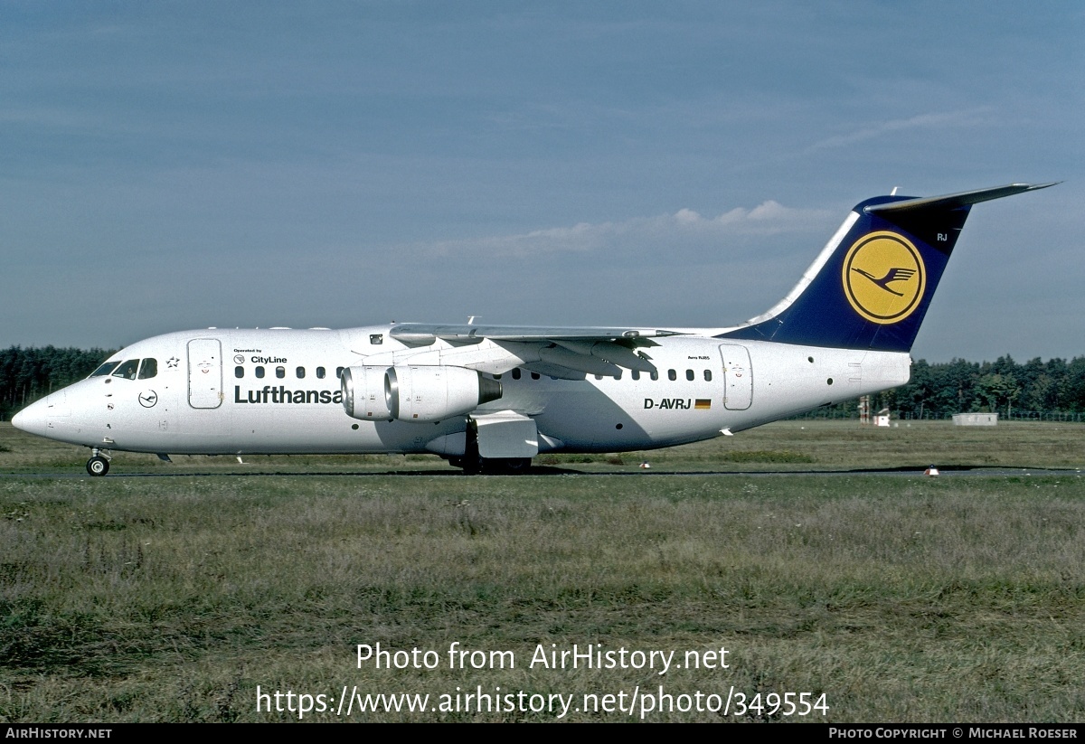 Aircraft Photo of D-AVRJ | British Aerospace Avro 146-RJ85 | Lufthansa Regional | AirHistory.net #349554