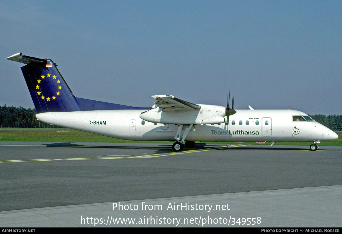 Aircraft Photo of D-BHAM | De Havilland Canada DHC-8-311 Dash 8 | Team Lufthansa | AirHistory.net #349558