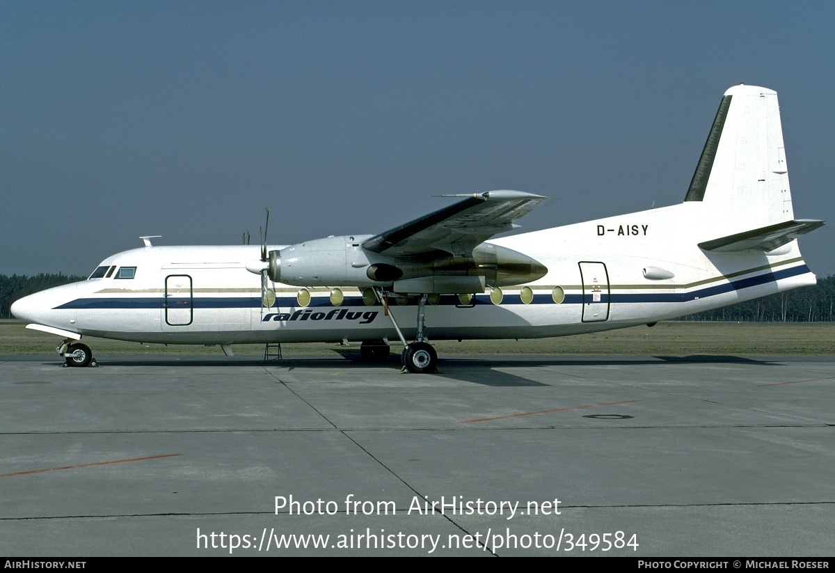 Aircraft Photo of D-AISY | Fokker F27-600 Friendship | Ratioflug | AirHistory.net #349584