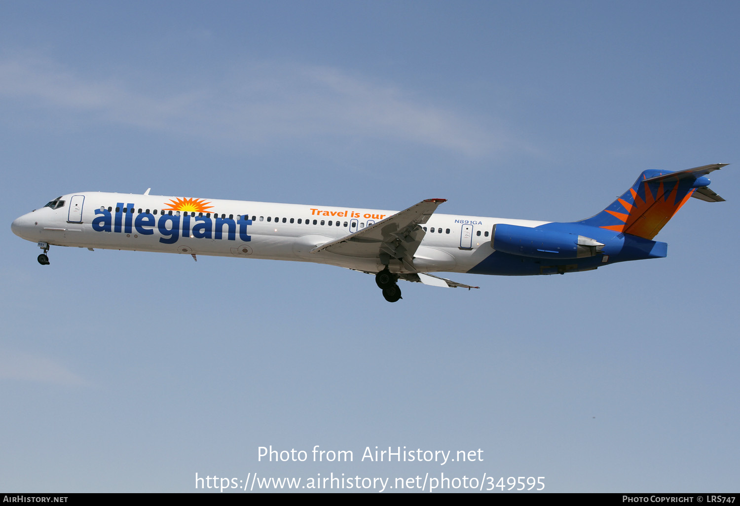 Aircraft Photo of N891GA | McDonnell Douglas MD-83 (DC-9-83) | Allegiant Air | AirHistory.net #349595