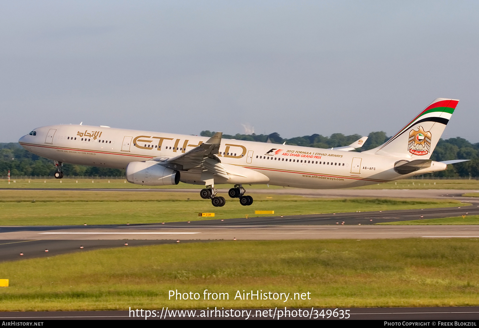 Aircraft Photo of A6-AFC | Airbus A330-343E | Etihad Airways | AirHistory.net #349635