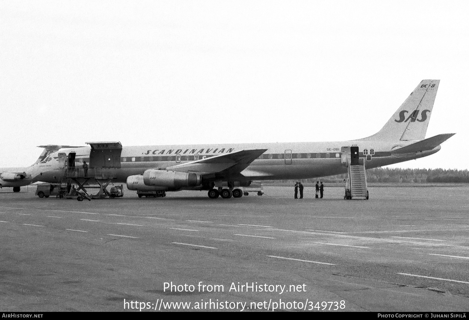 Aircraft Photo of SE-DBI | McDonnell Douglas DC-8-62CF | Scandinavian Airlines - SAS | AirHistory.net #349738