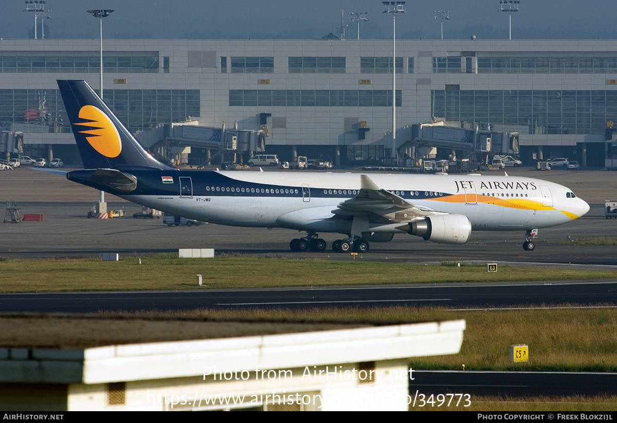 Aircraft Photo of VT-JWQ | Airbus A330-203 | Jet Airways | AirHistory.net #349773