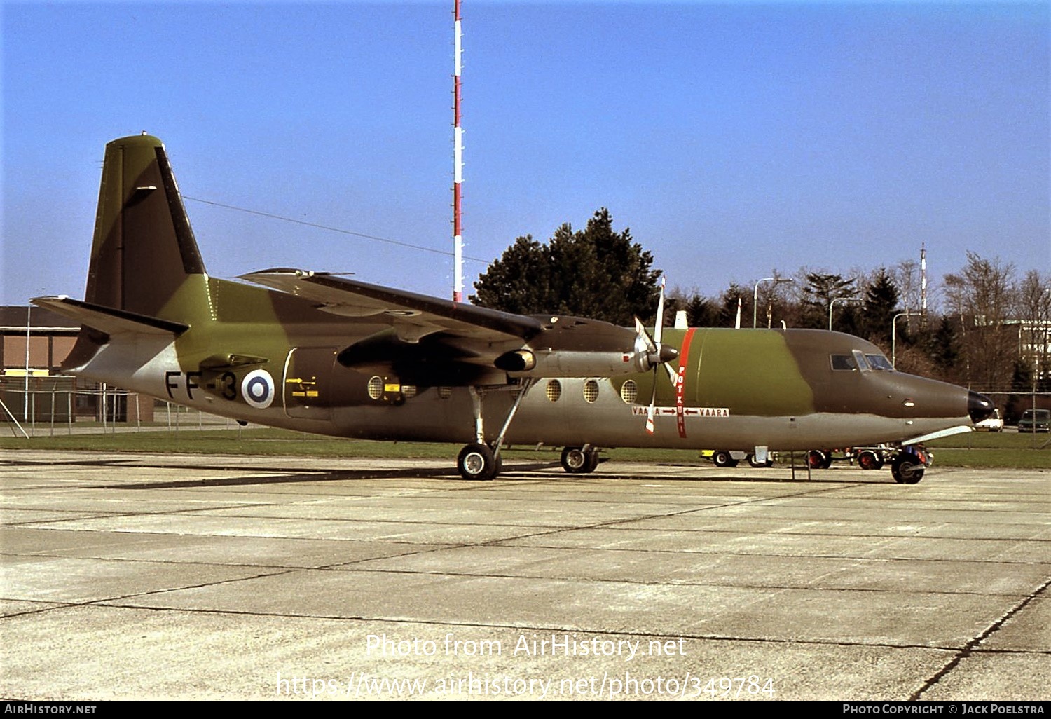 Aircraft Photo of FF-3 | Fokker F27-400M Troopship | Finland - Air Force | AirHistory.net #349784